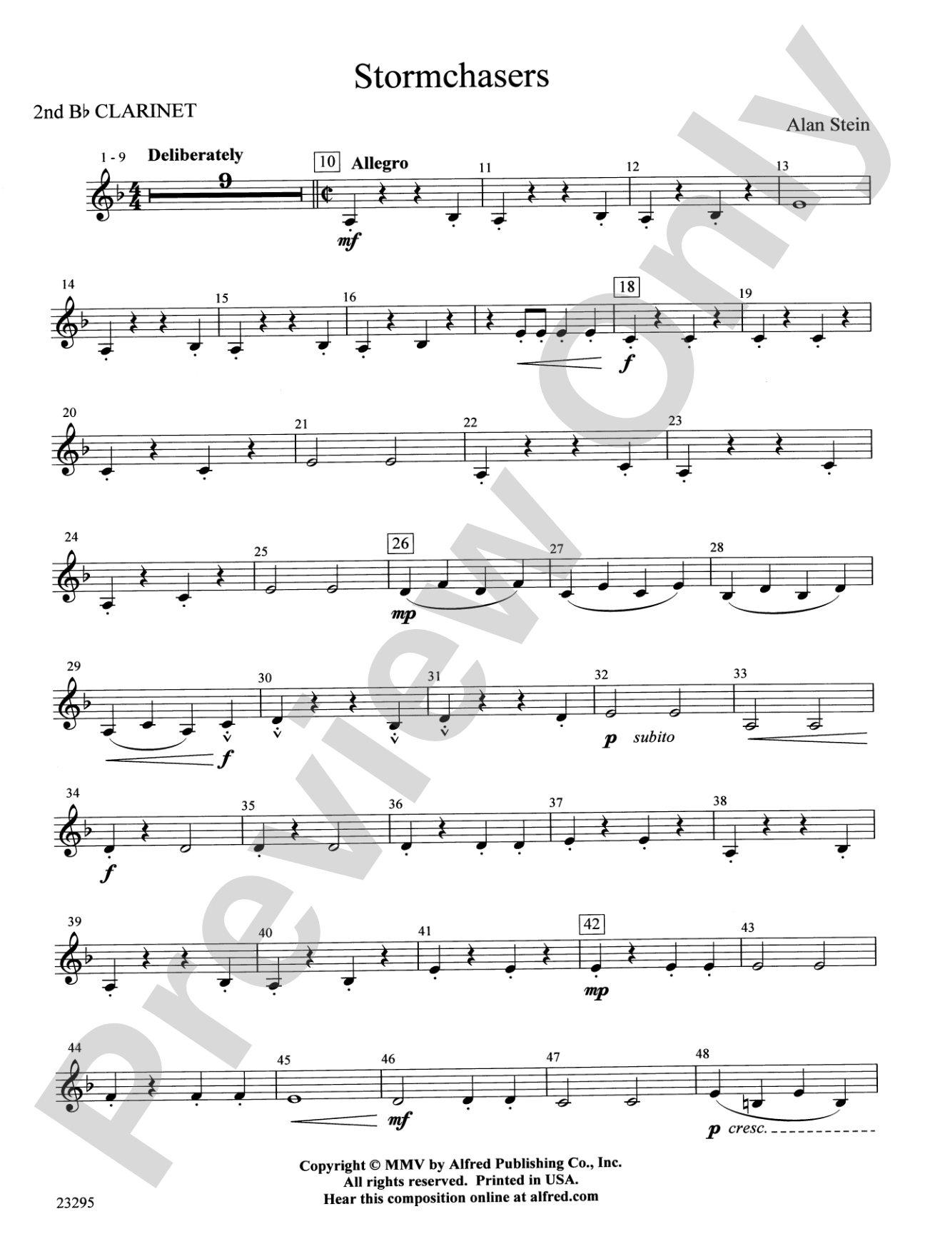 Stormchasers: 2nd B-flat Clarinet