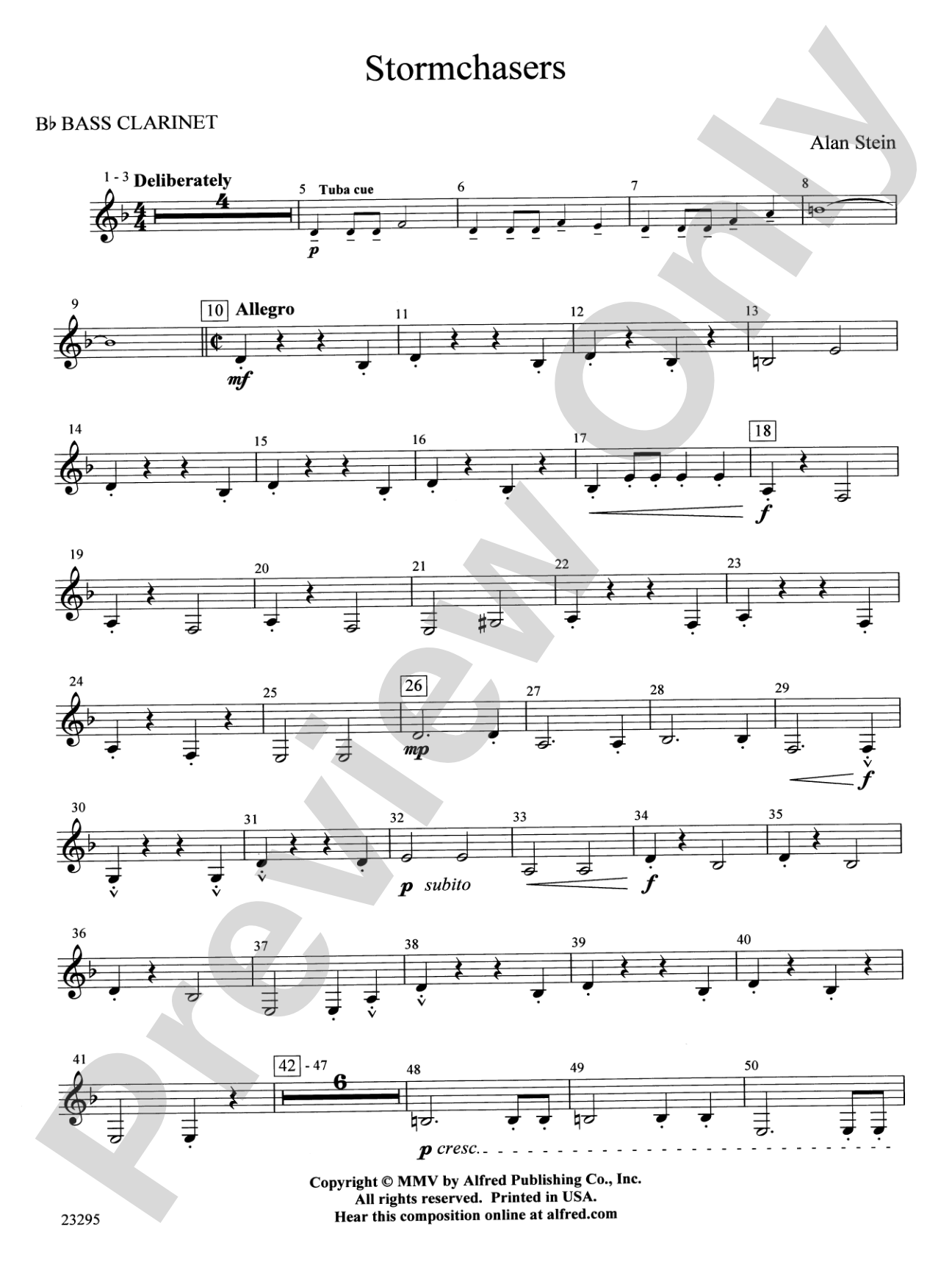 Stormchasers: B-flat Bass Clarinet