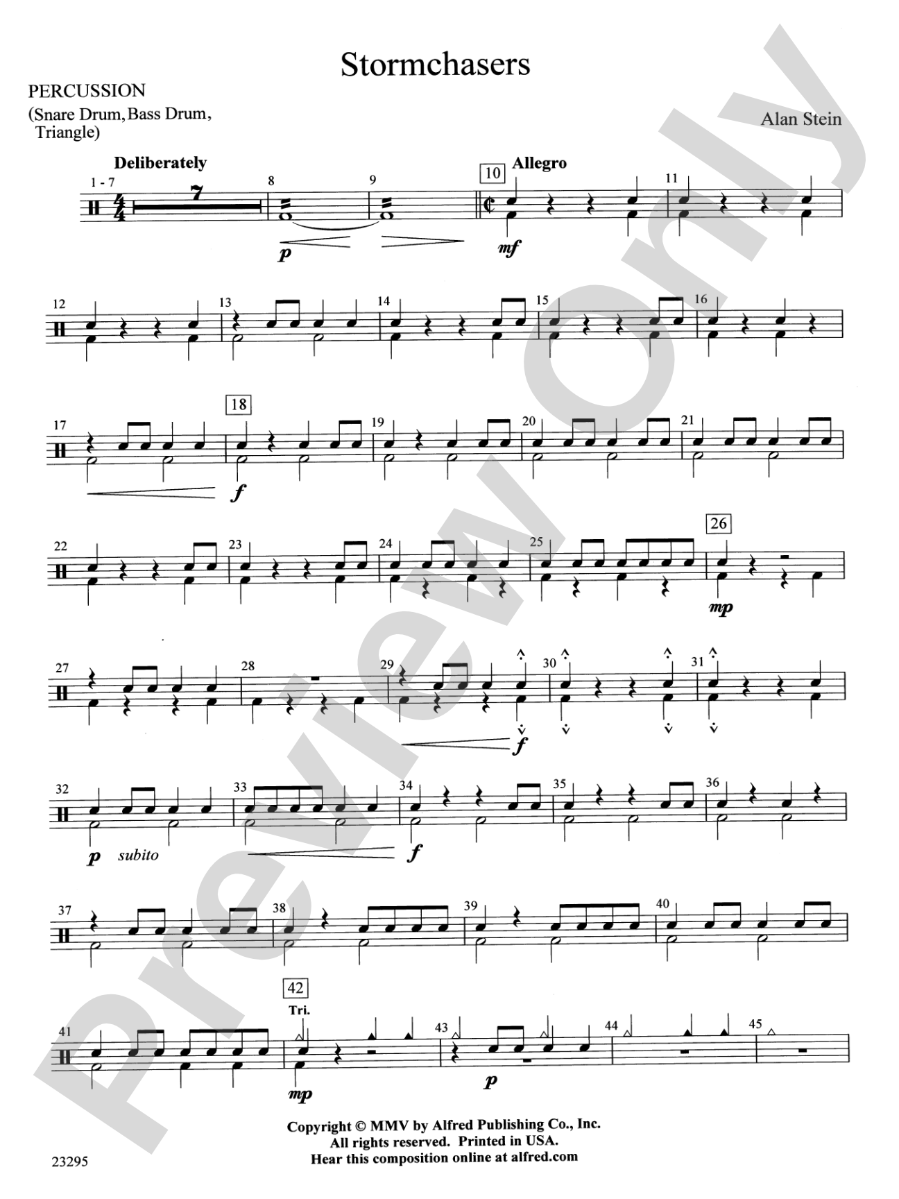 Stormchasers: 1st Percussion