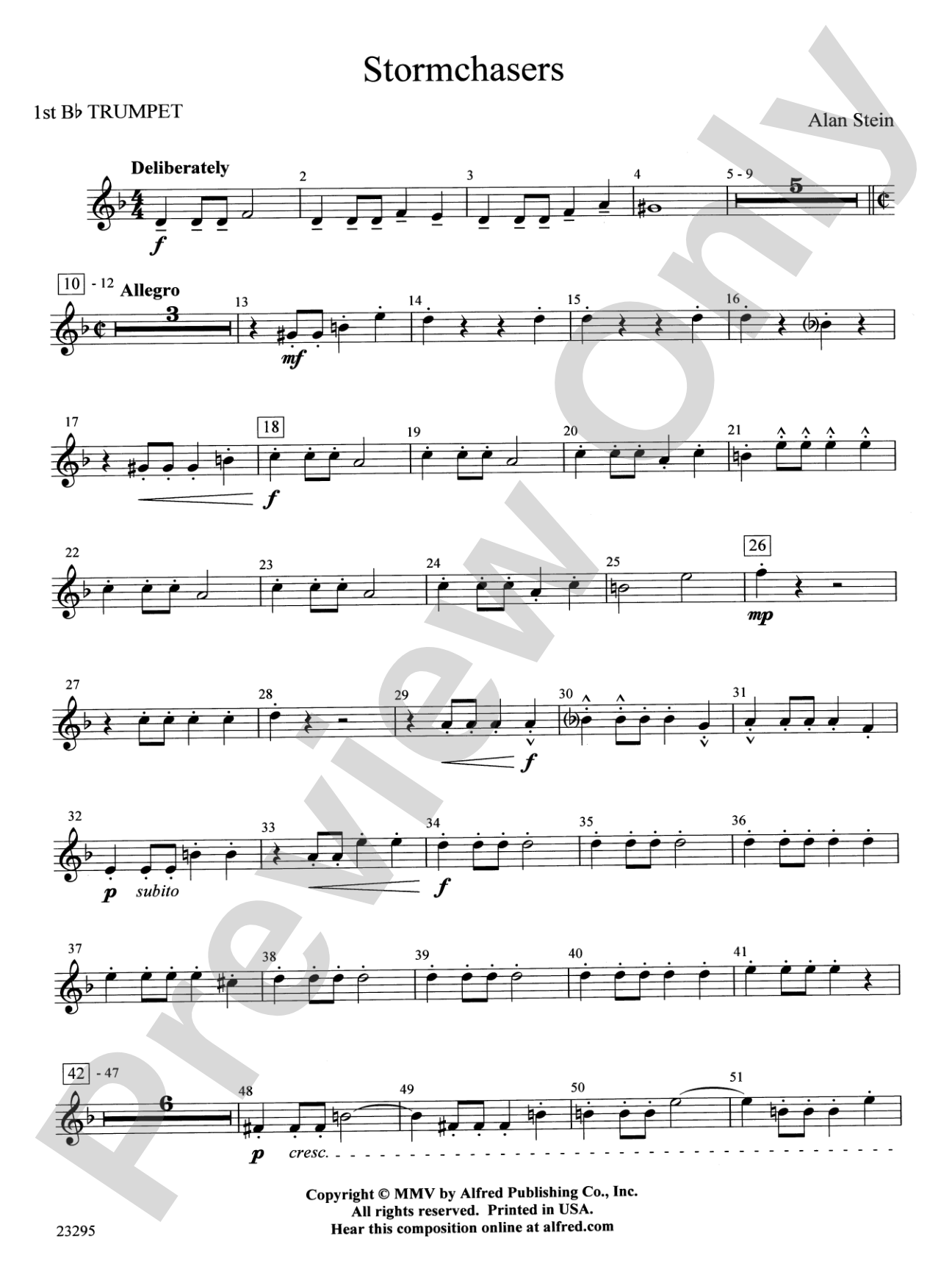 Stormchasers: 1st B-flat Trumpet