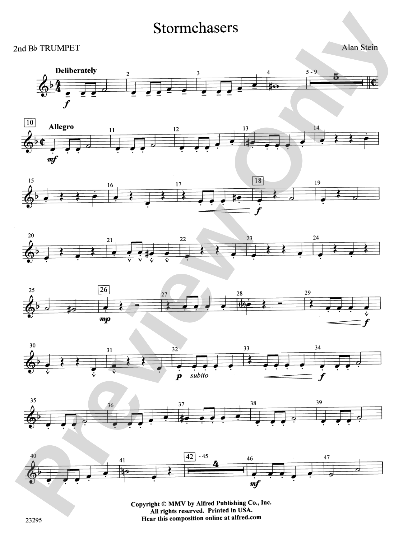 Stormchasers: 2nd B-flat Trumpet