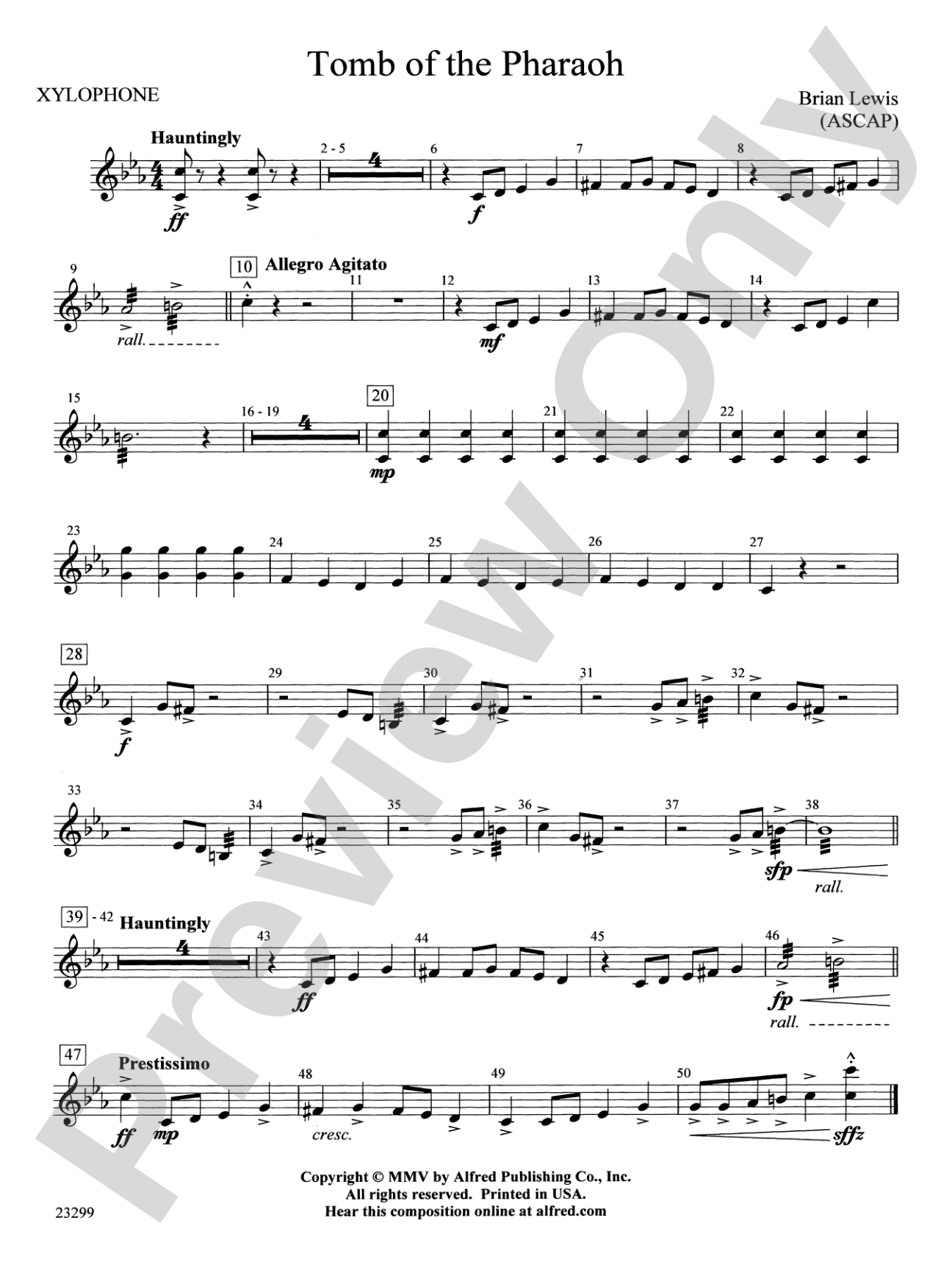 Tomb of the Pharaoh: Xylophone