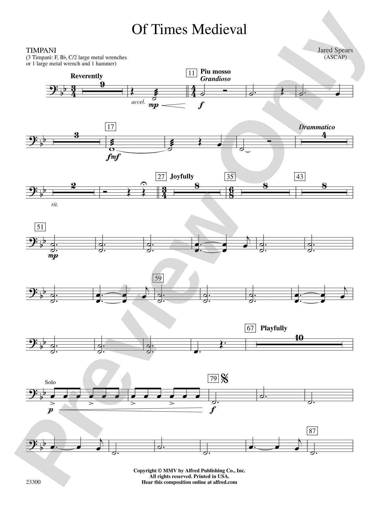 Of Times Medieval: Timpani