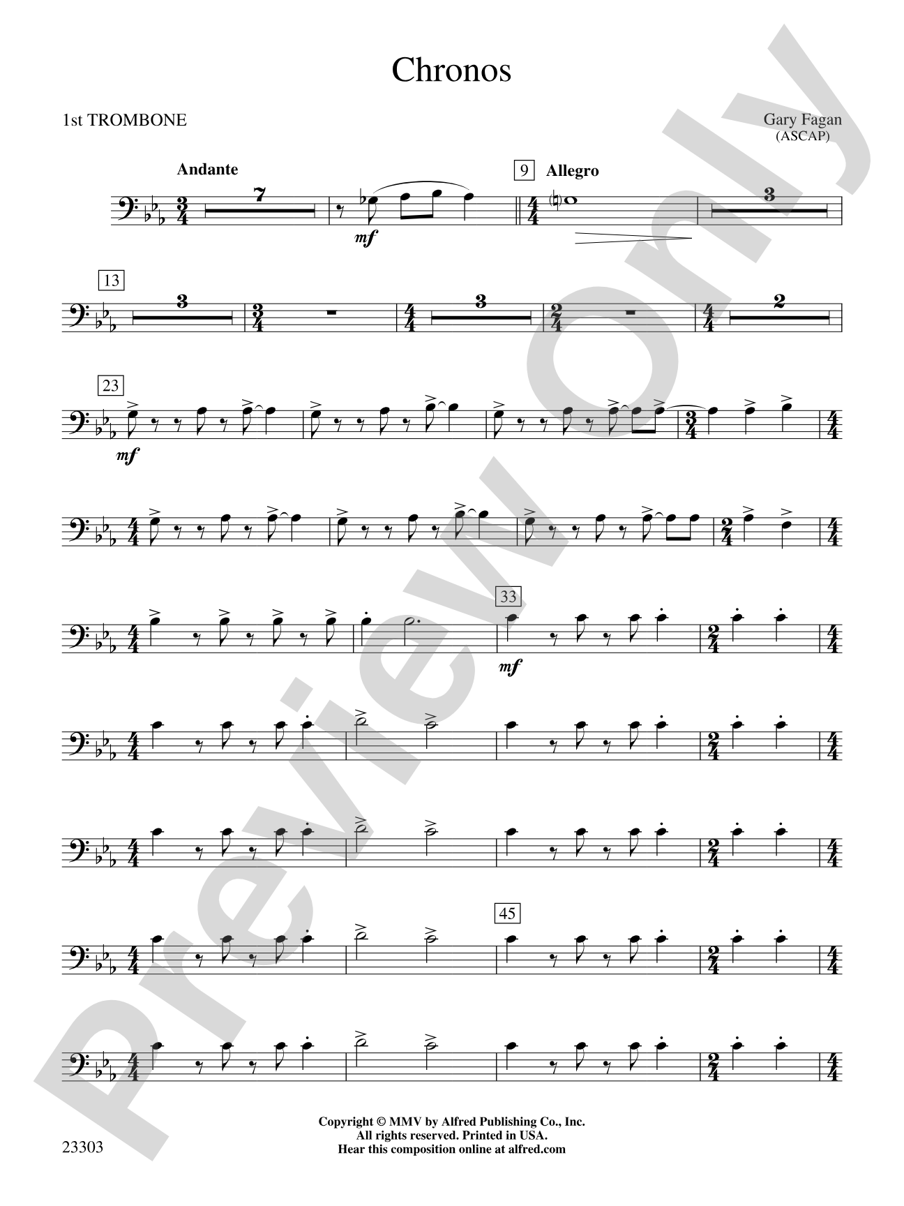 Chronos: 1st Trombone