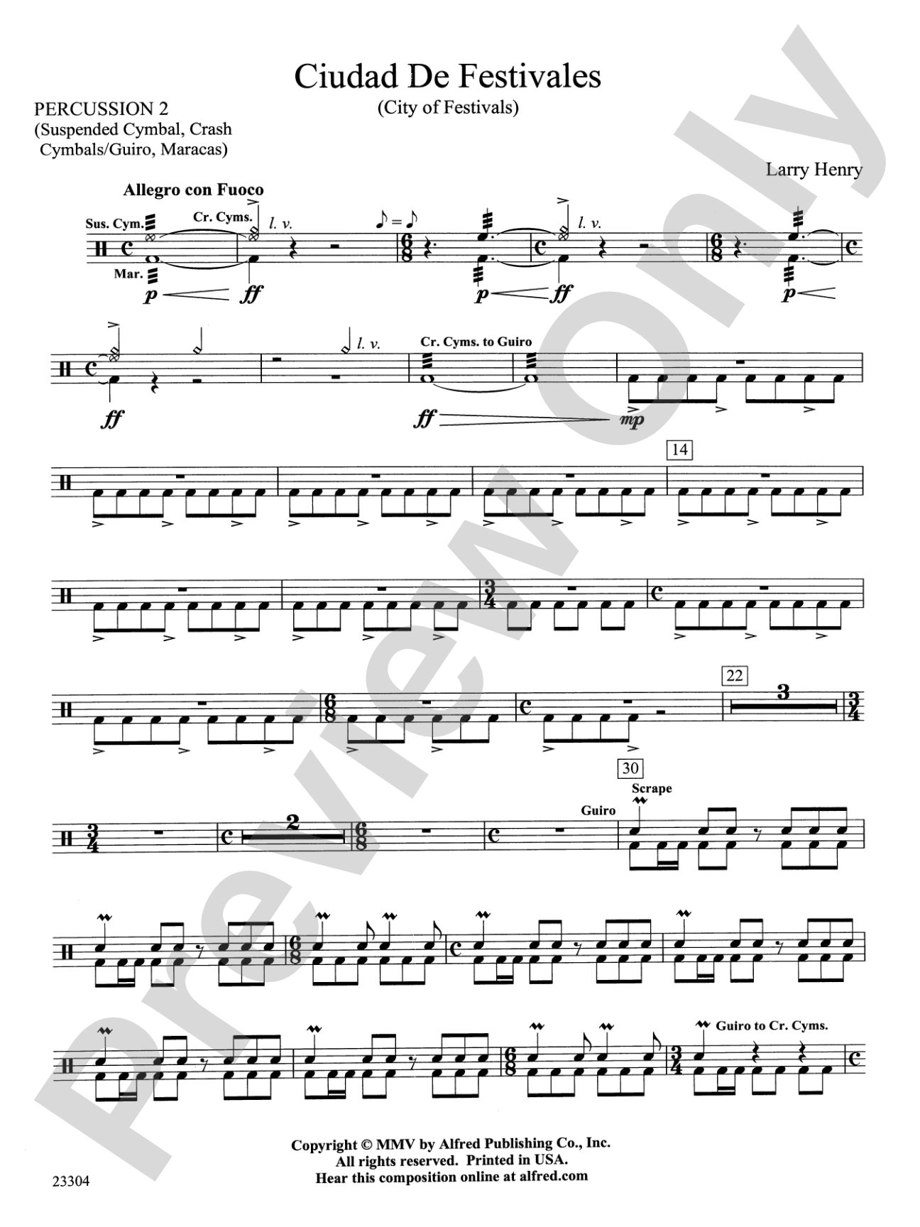 Ciudad de Festivales: 2nd Percussion