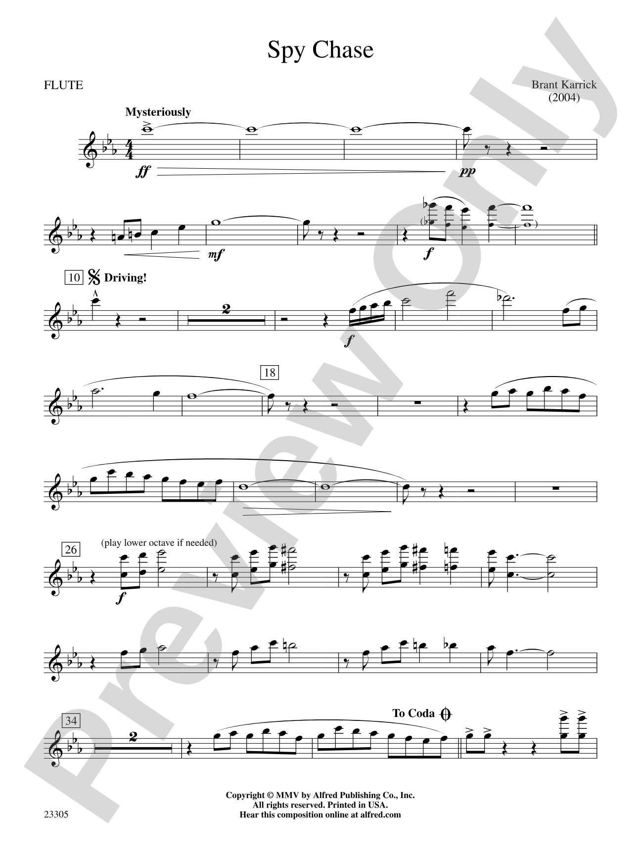 Spy Chase: Flute