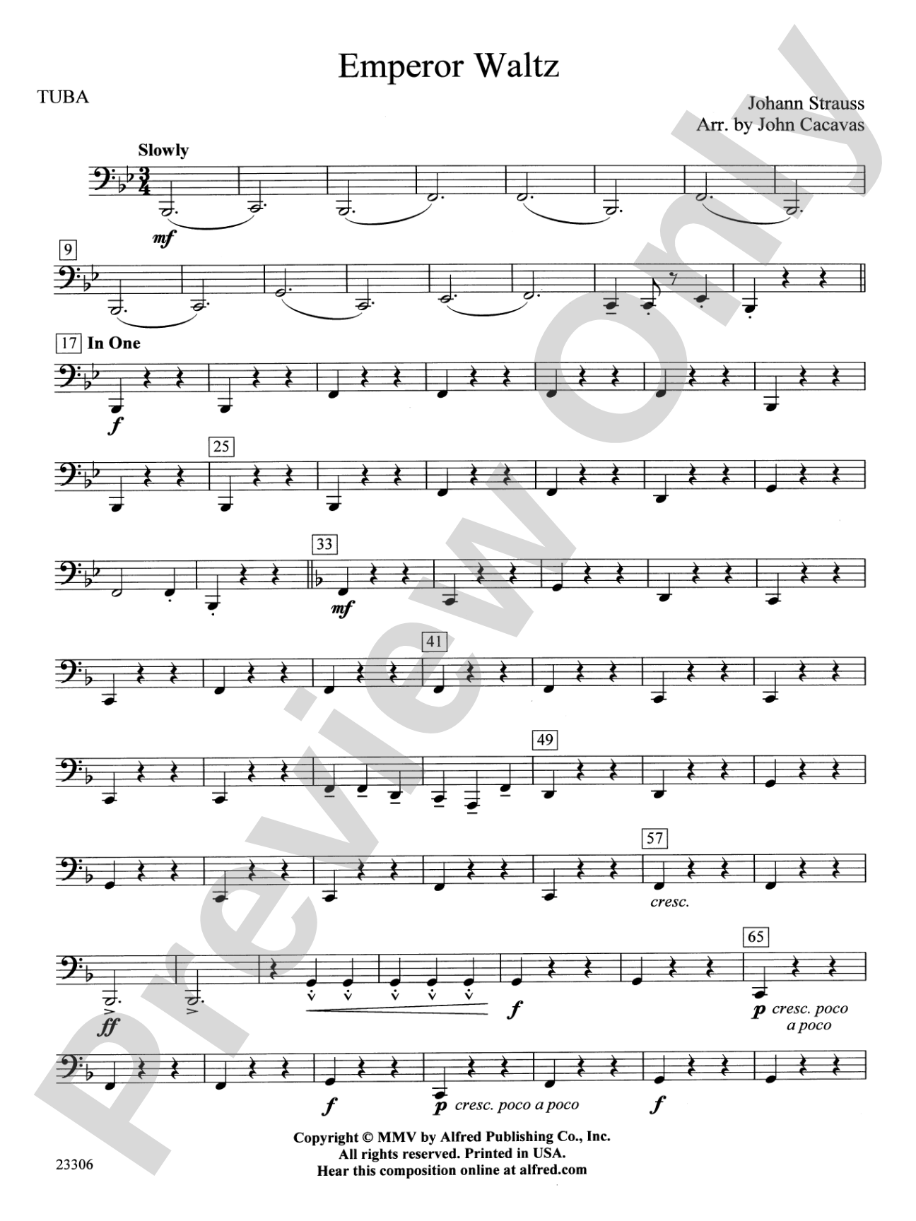 Emperor Waltz: Tuba