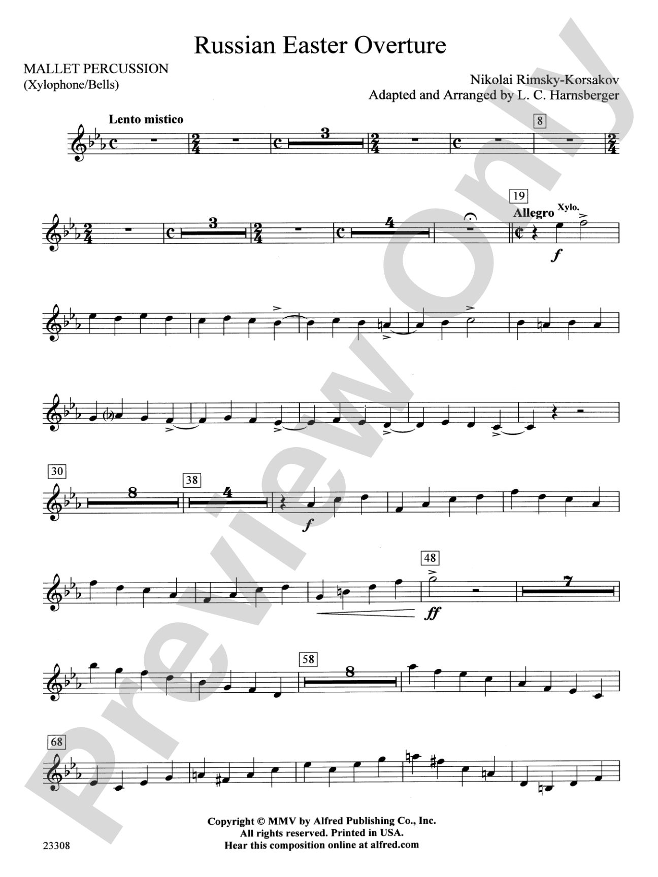 Russian Easter Overture: Mallets