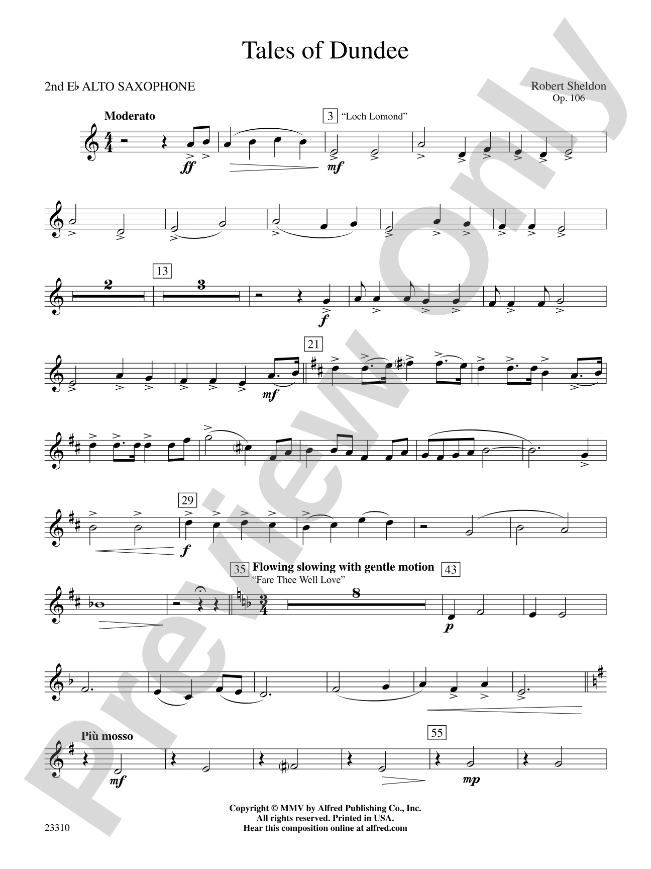 Tales of Dundee: 2nd E-flat Alto Saxophone