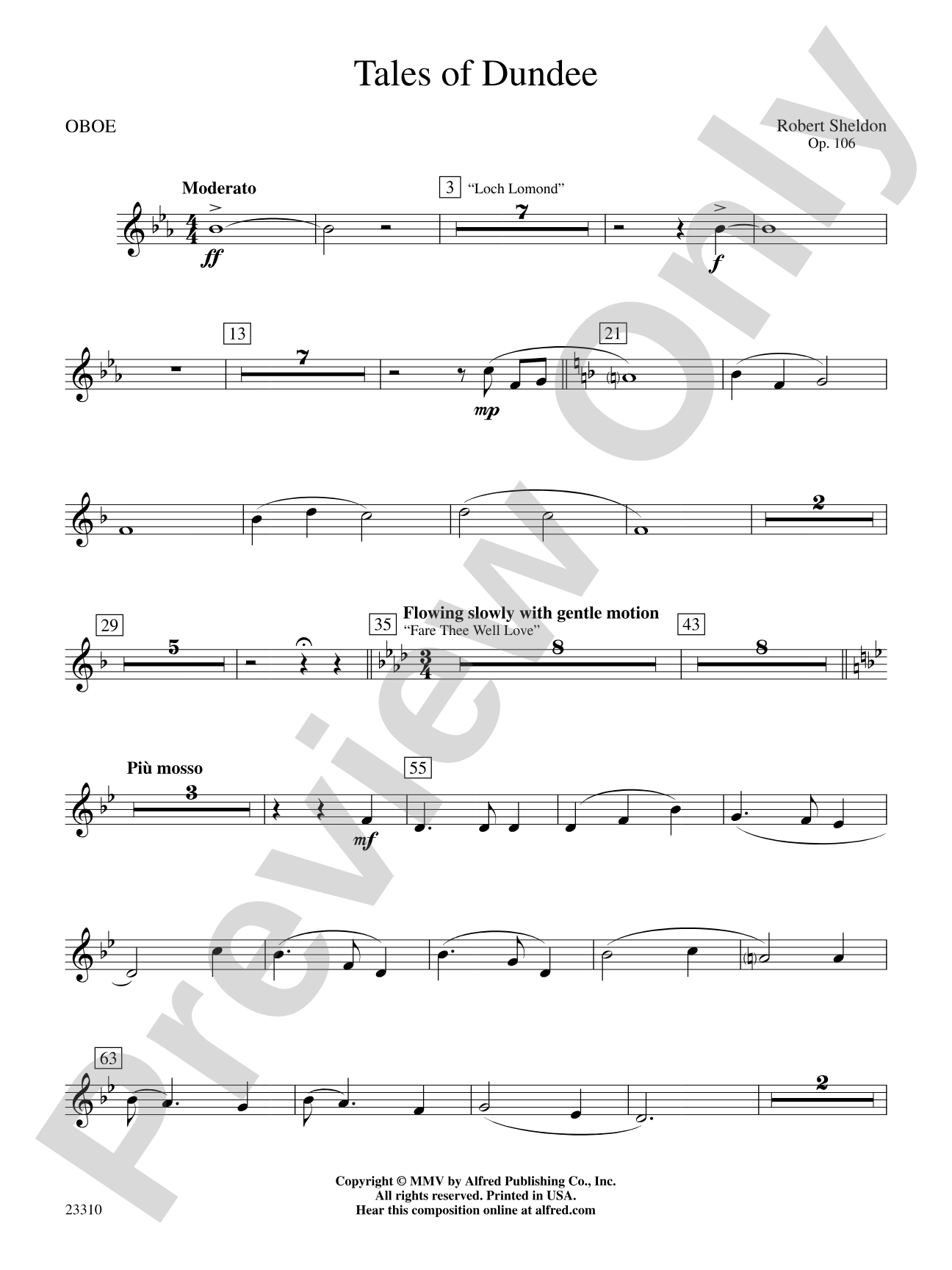 Tales of Dundee: Oboe