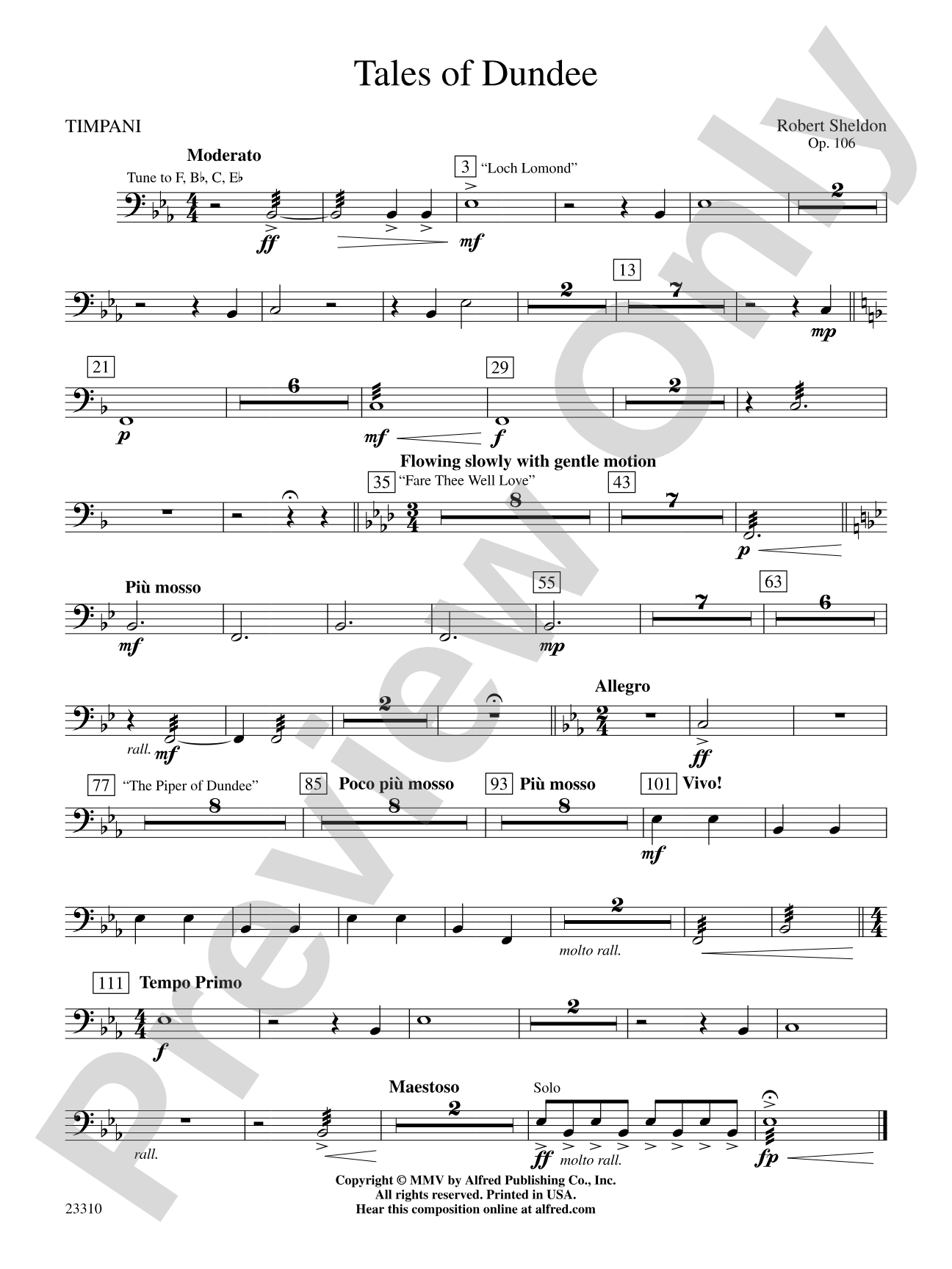 Tales of Dundee: Timpani