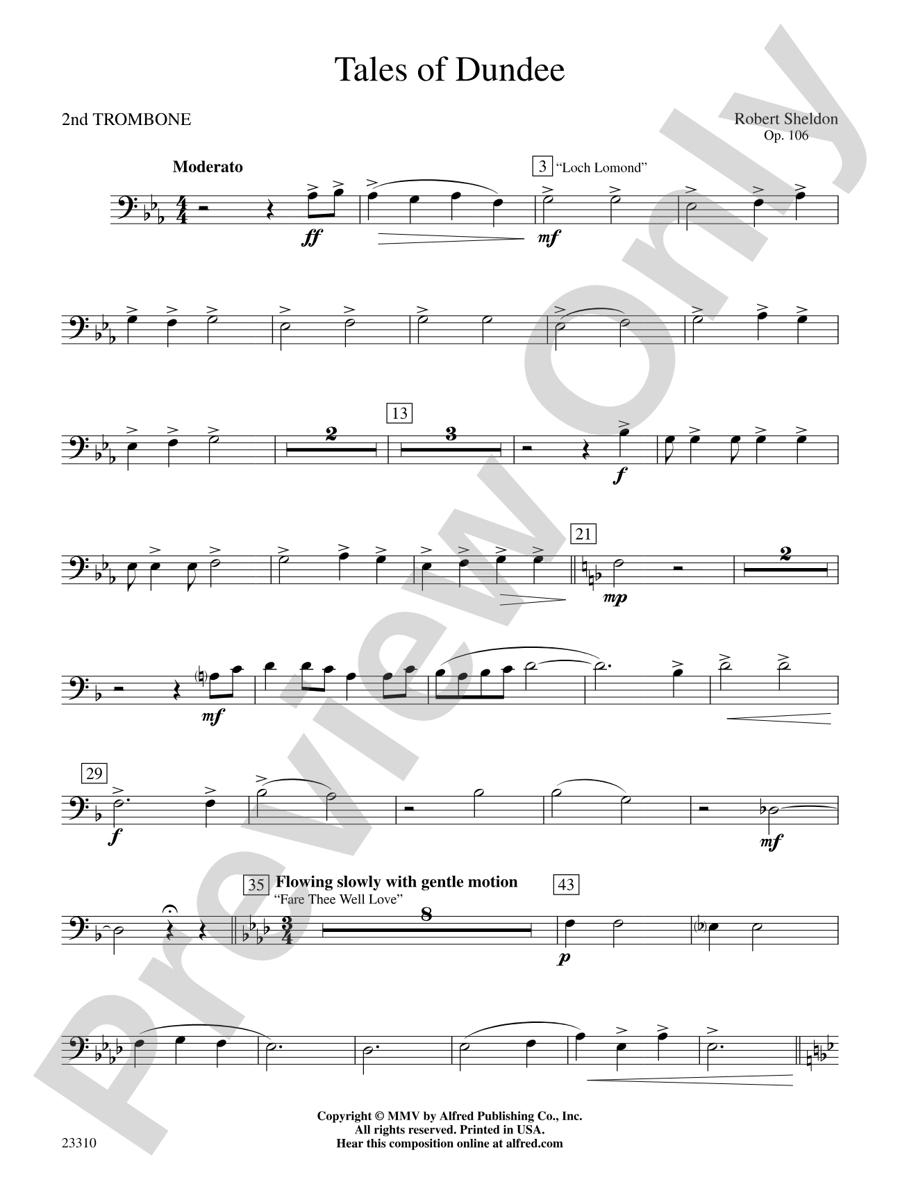 Tales of Dundee: 2nd Trombone
