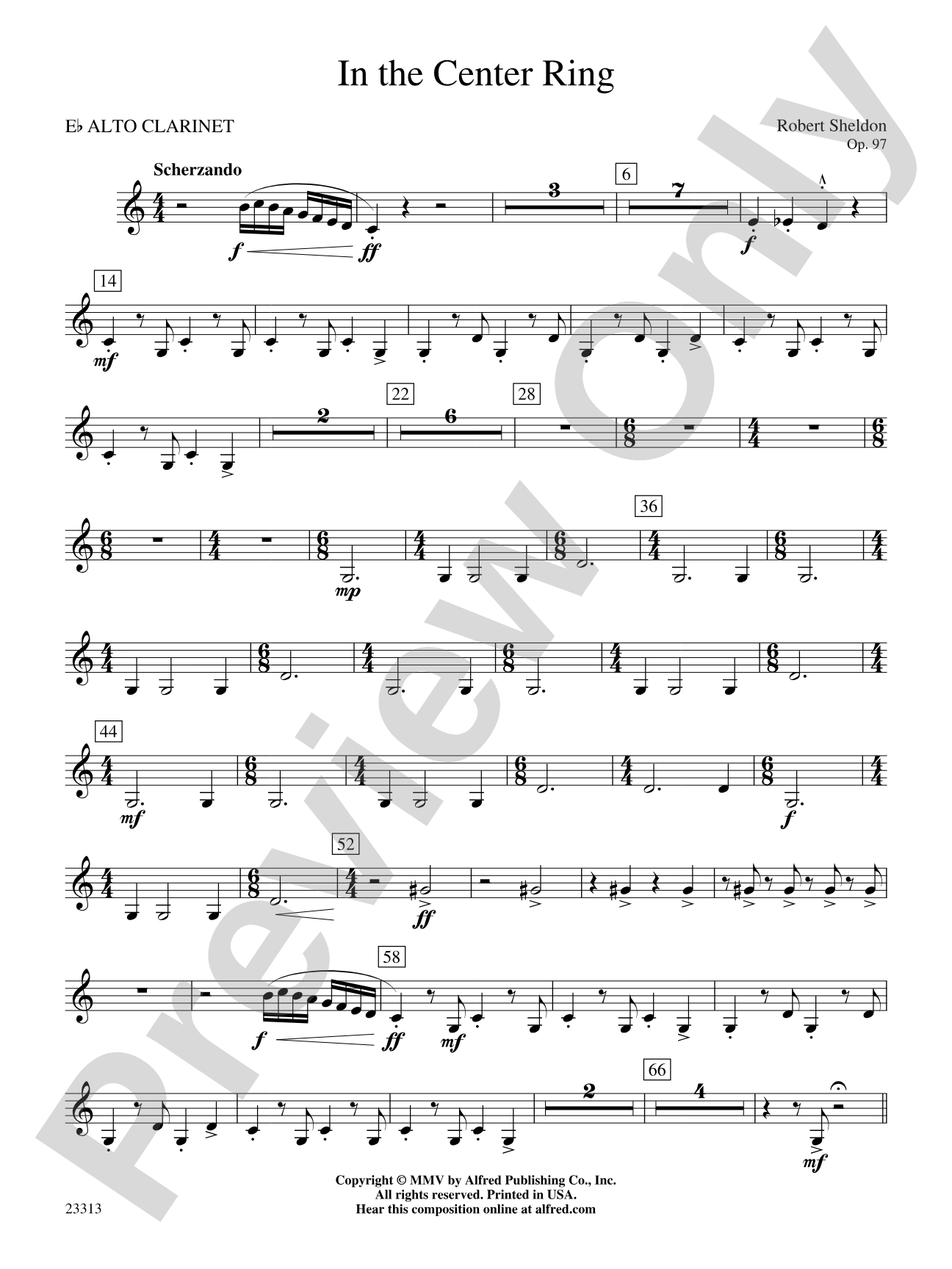 In the Center Ring: E-flat Alto Clarinet