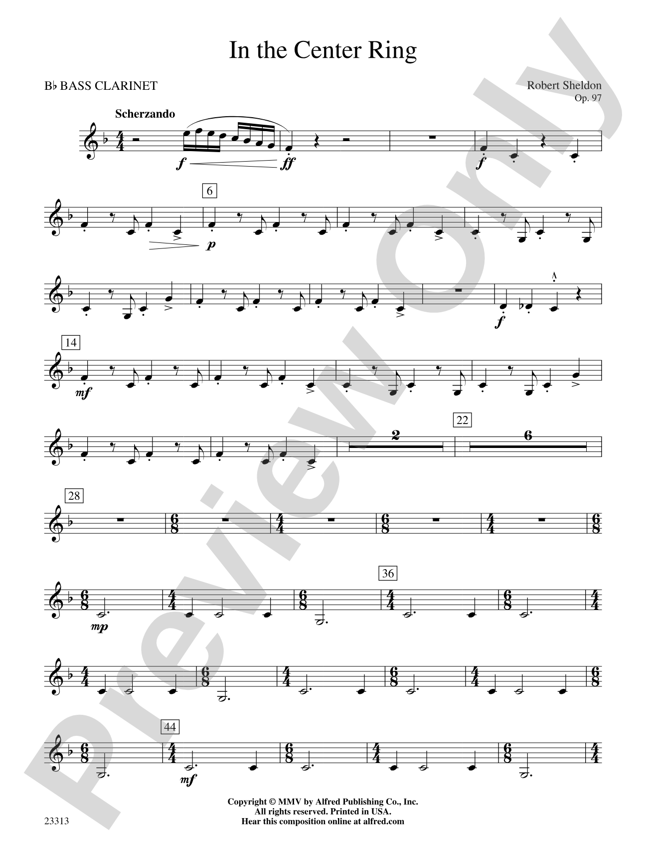 In the Center Ring: B-flat Bass Clarinet