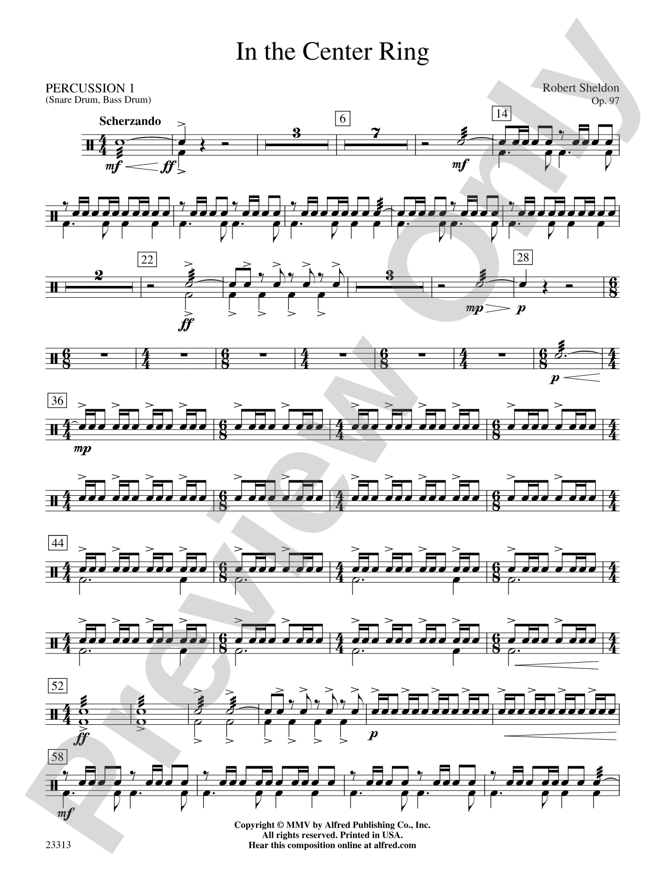 In the Center Ring: 1st Percussion