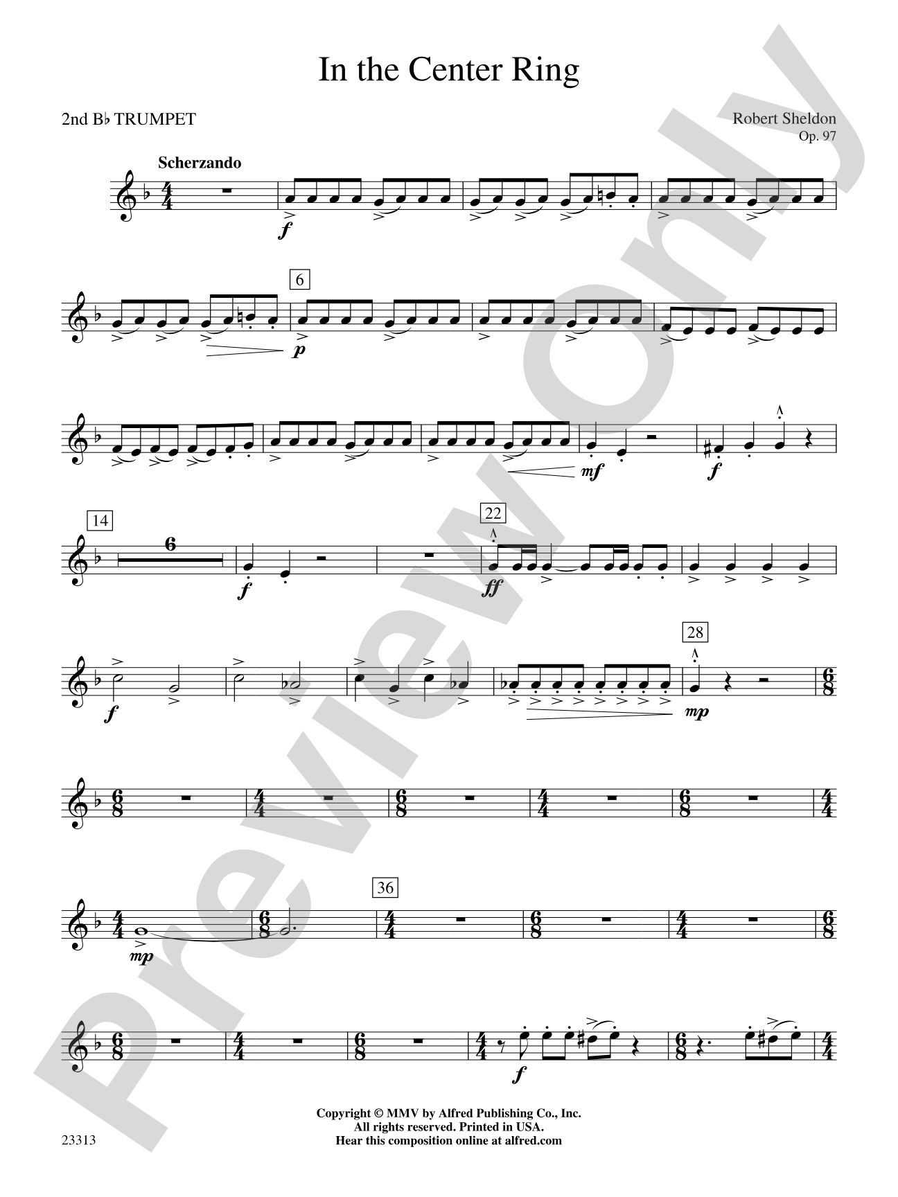 In the Center Ring: 2nd B-flat Trumpet