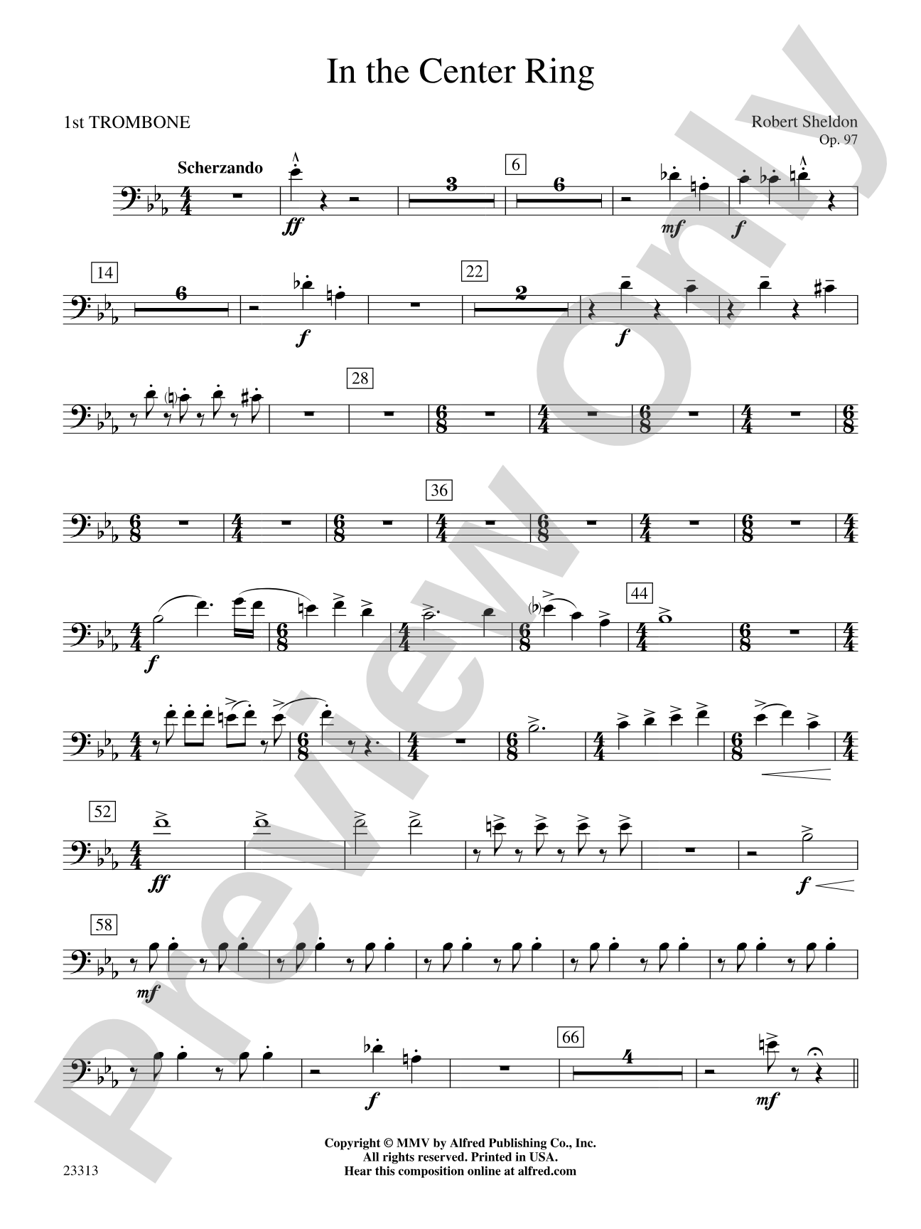 In the Center Ring: 1st Trombone