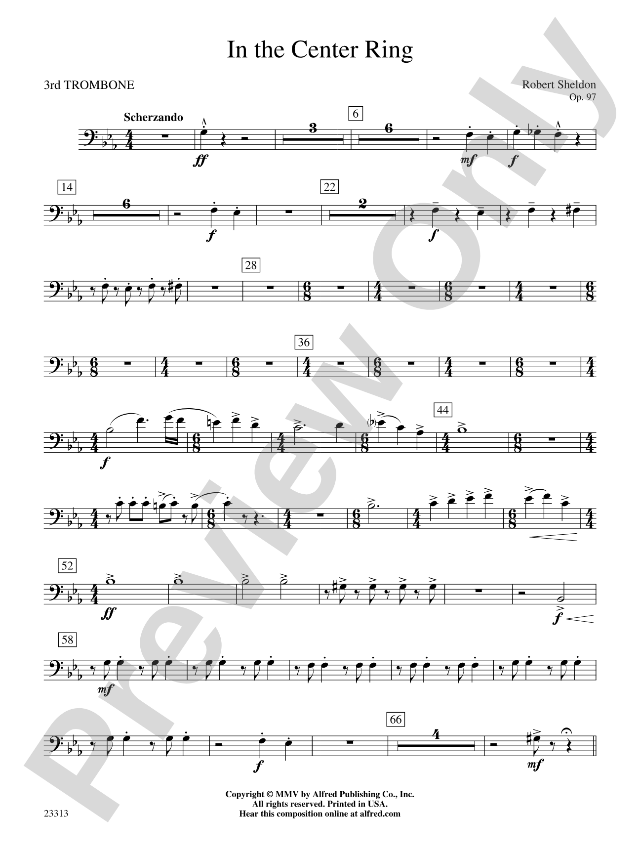 In the Center Ring: 3rd Trombone