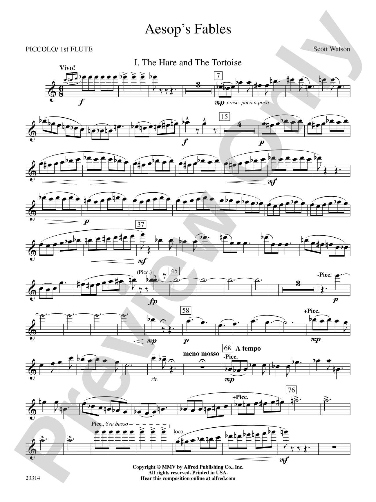 Aesop's Fables: Flute