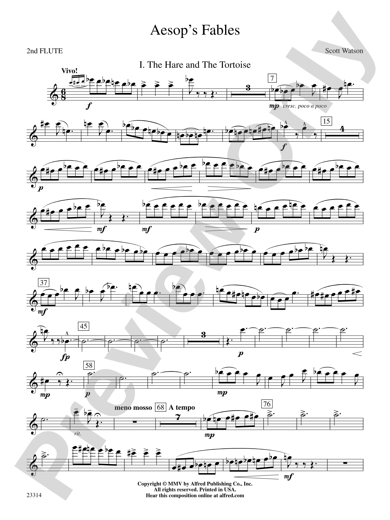Aesop's Fables: 2nd Flute