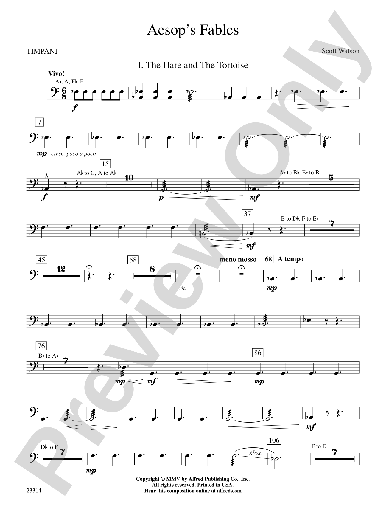 Aesop's Fables: Timpani