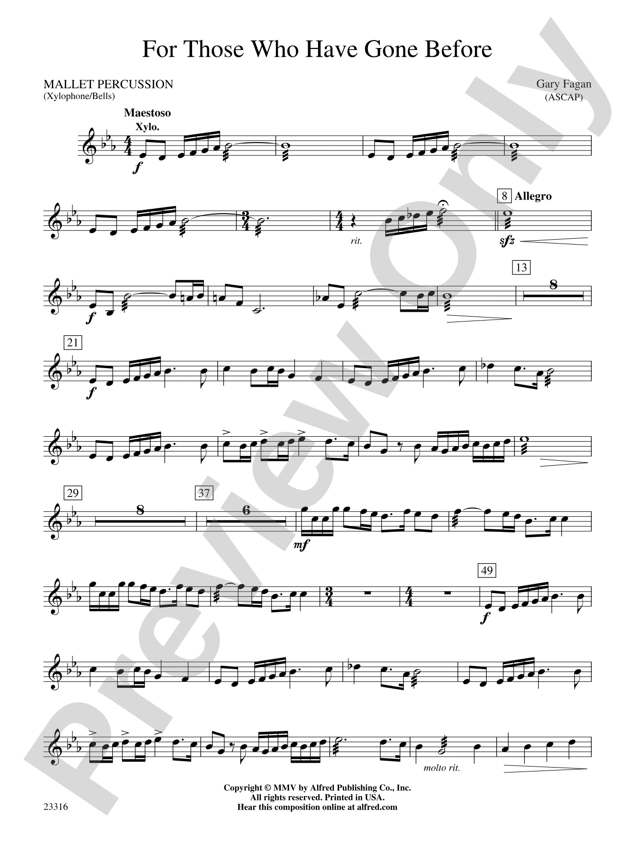 For Those Who Have Gone Before: Mallets