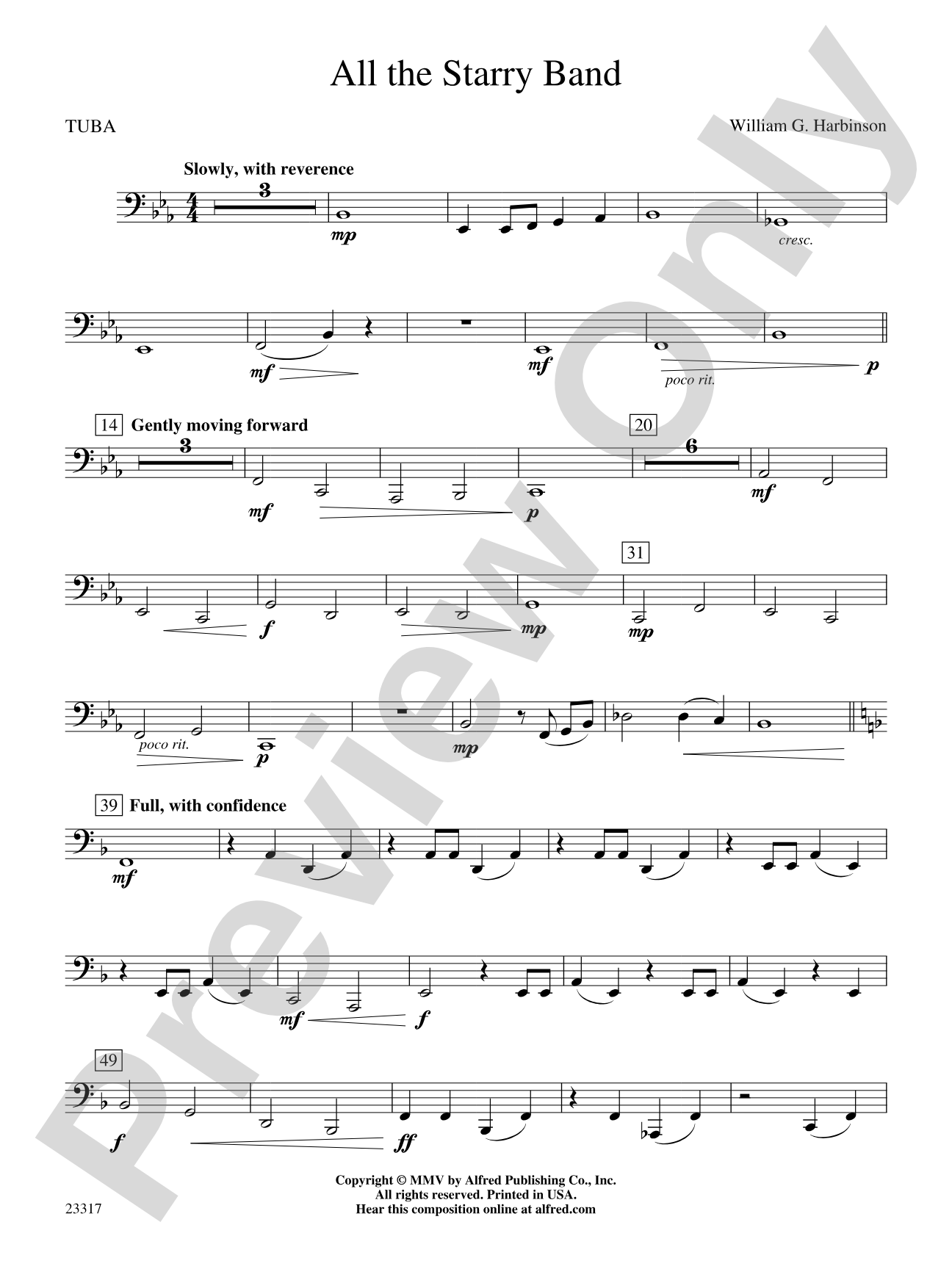 All the Starry Band: Tuba