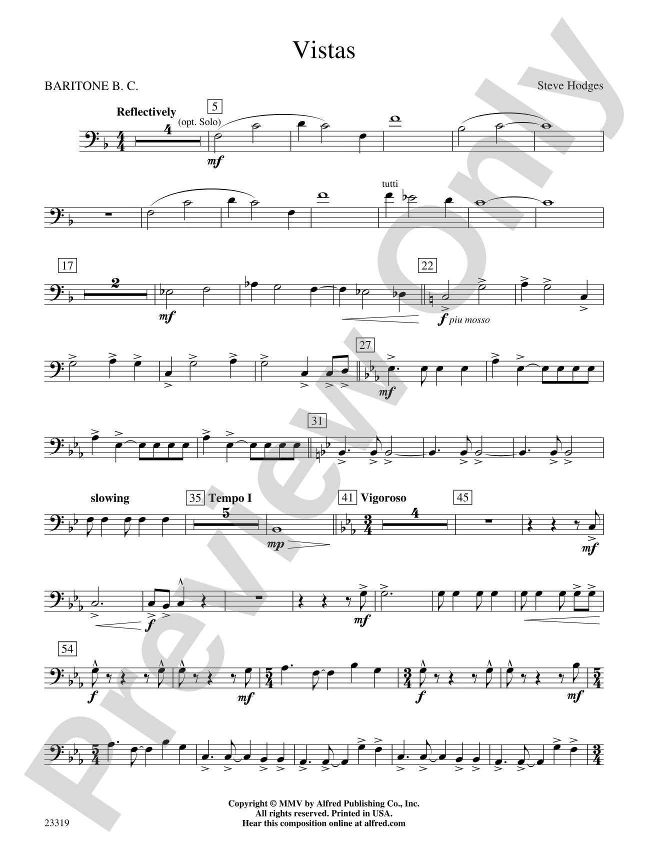 Vistas: Baritone B.C.