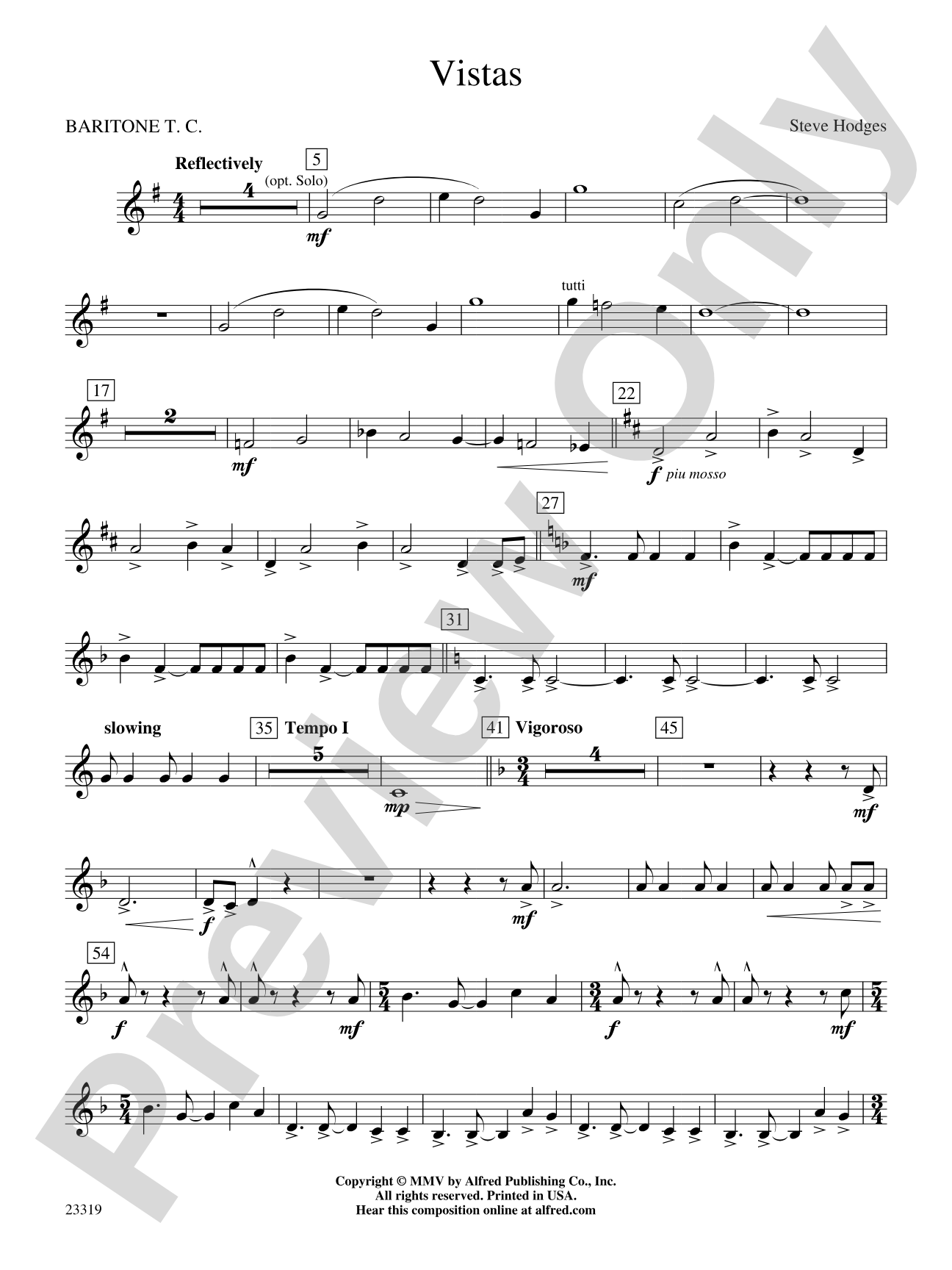 Vistas: Baritone T.C.