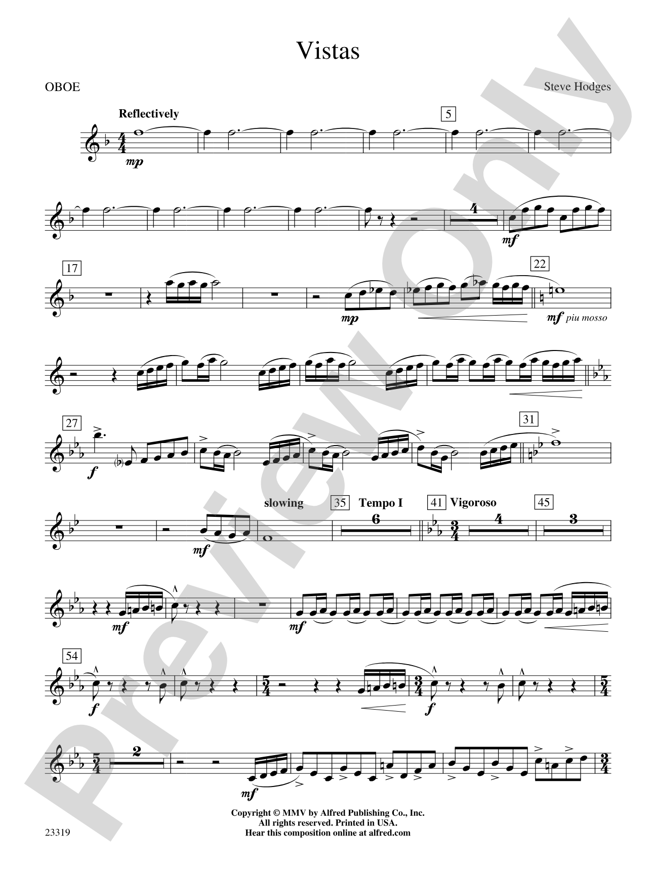 Vistas: Oboe