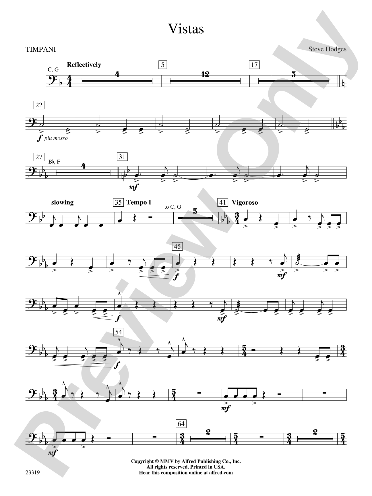 Vistas: Timpani