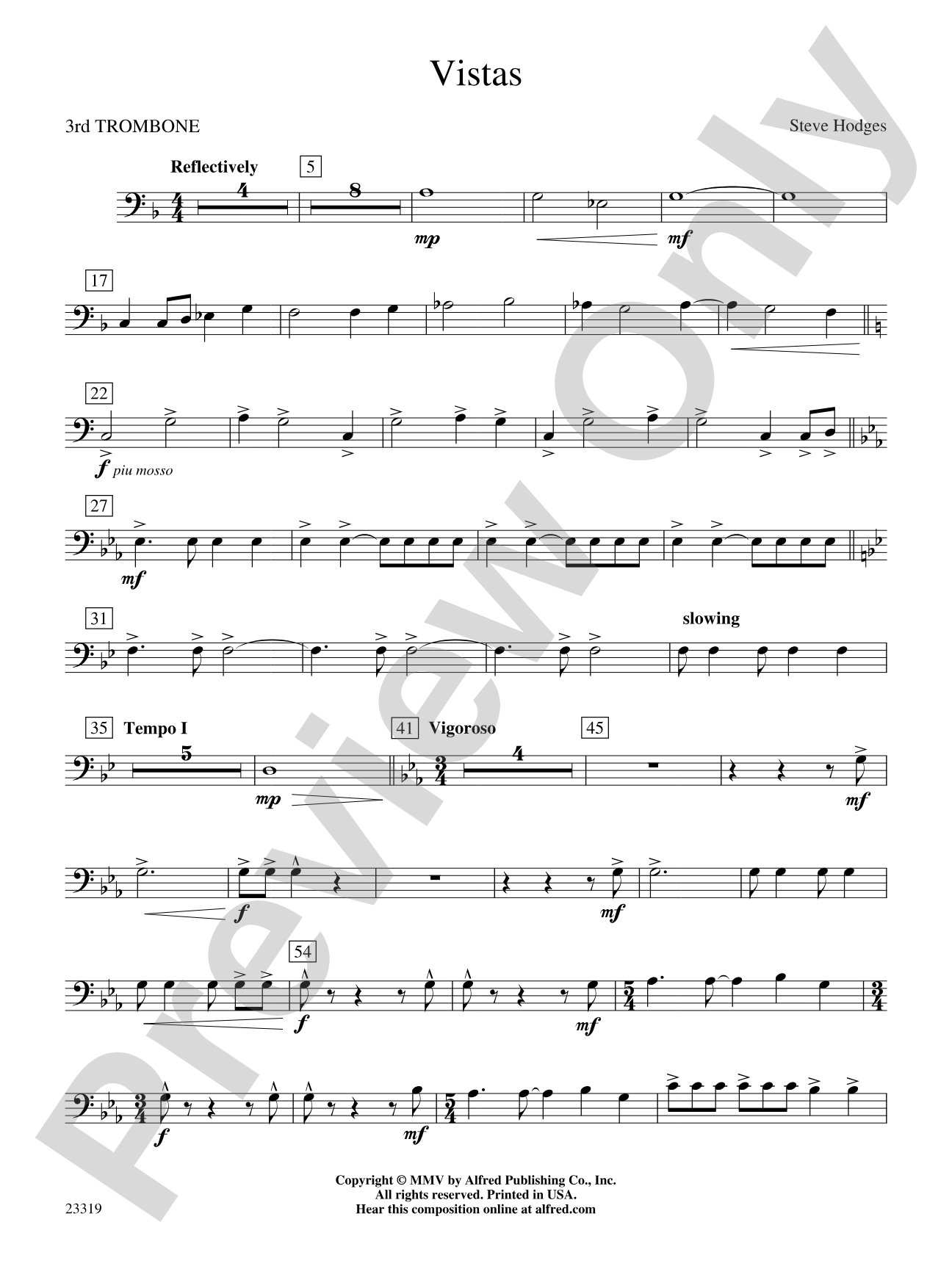 Vistas: 3rd Trombone