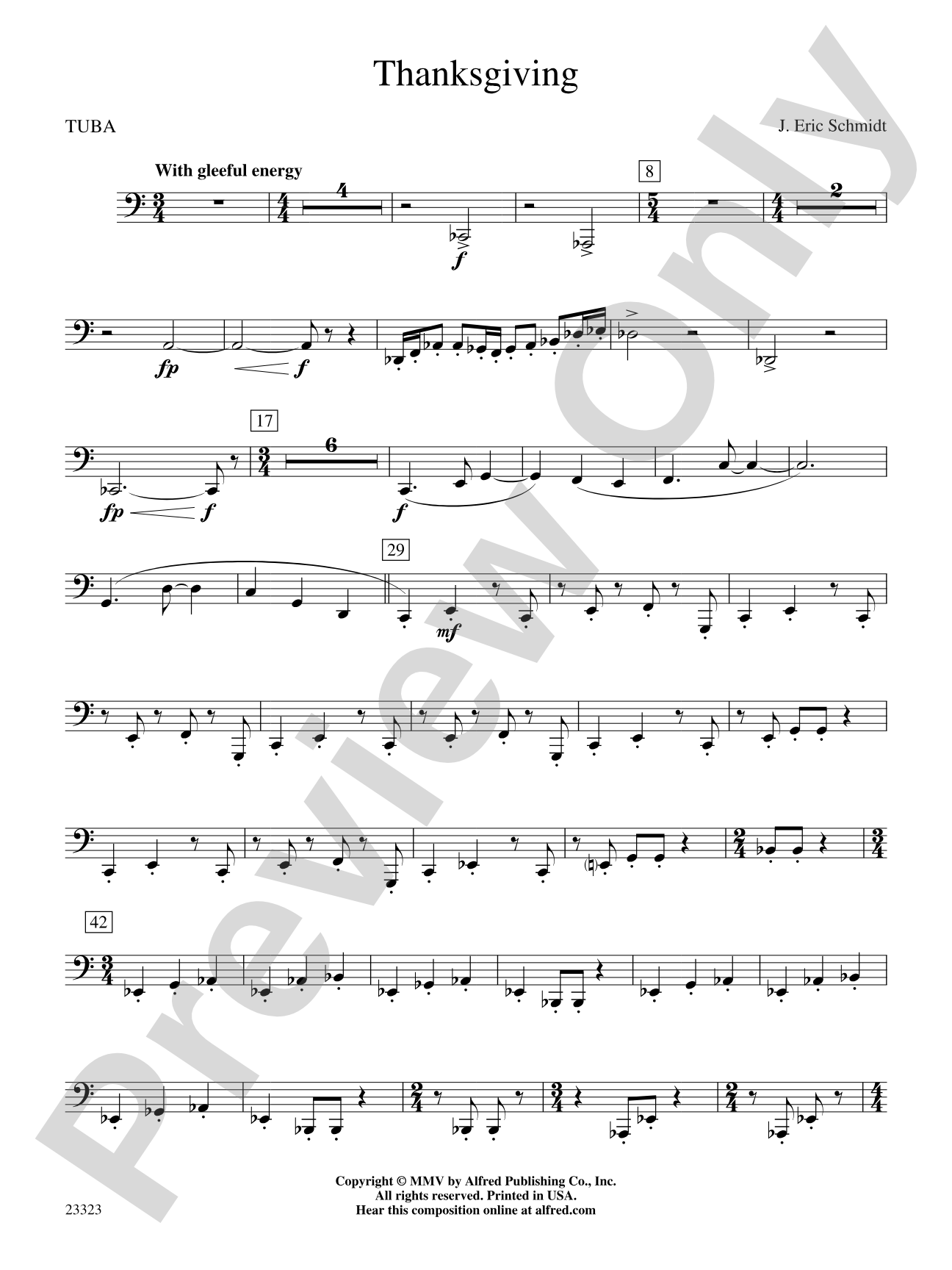 Thanksgiving: Tuba