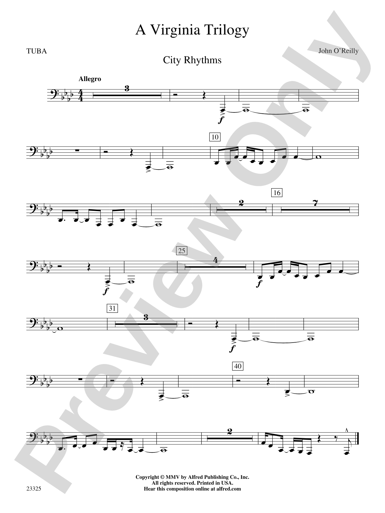 A Virginia Trilogy: Tuba