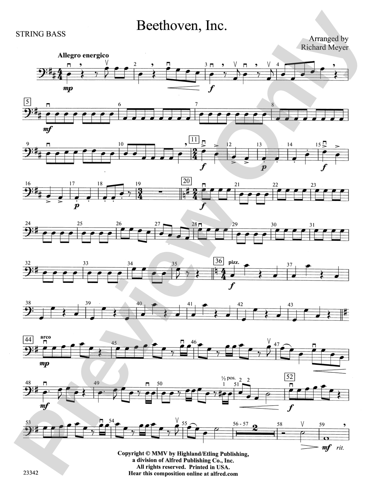 Beethoven, Inc.: String Bass