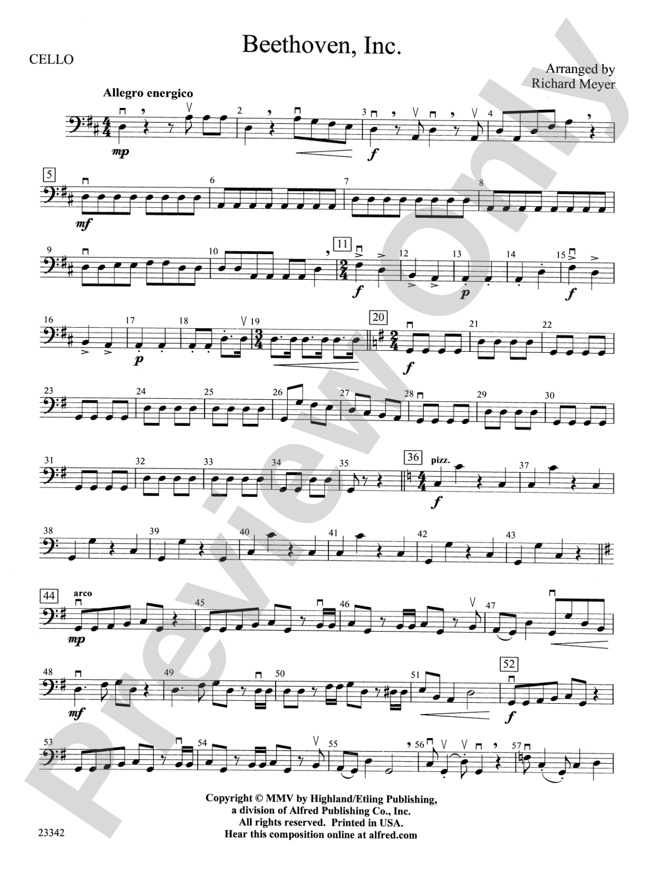 Beethoven, Inc.: Cello