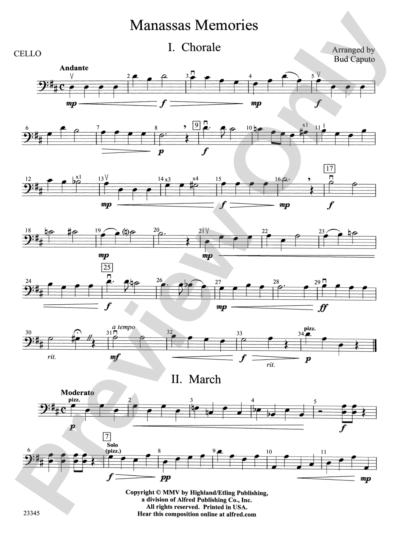 Manassas Memories: Cello