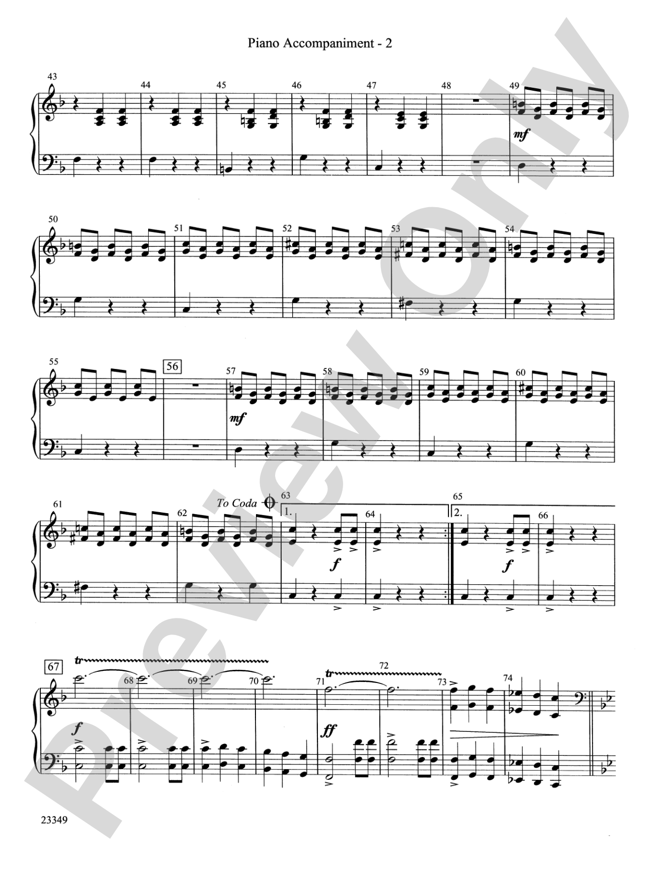 Roses from the South Waltzes: Piano Accompaniment