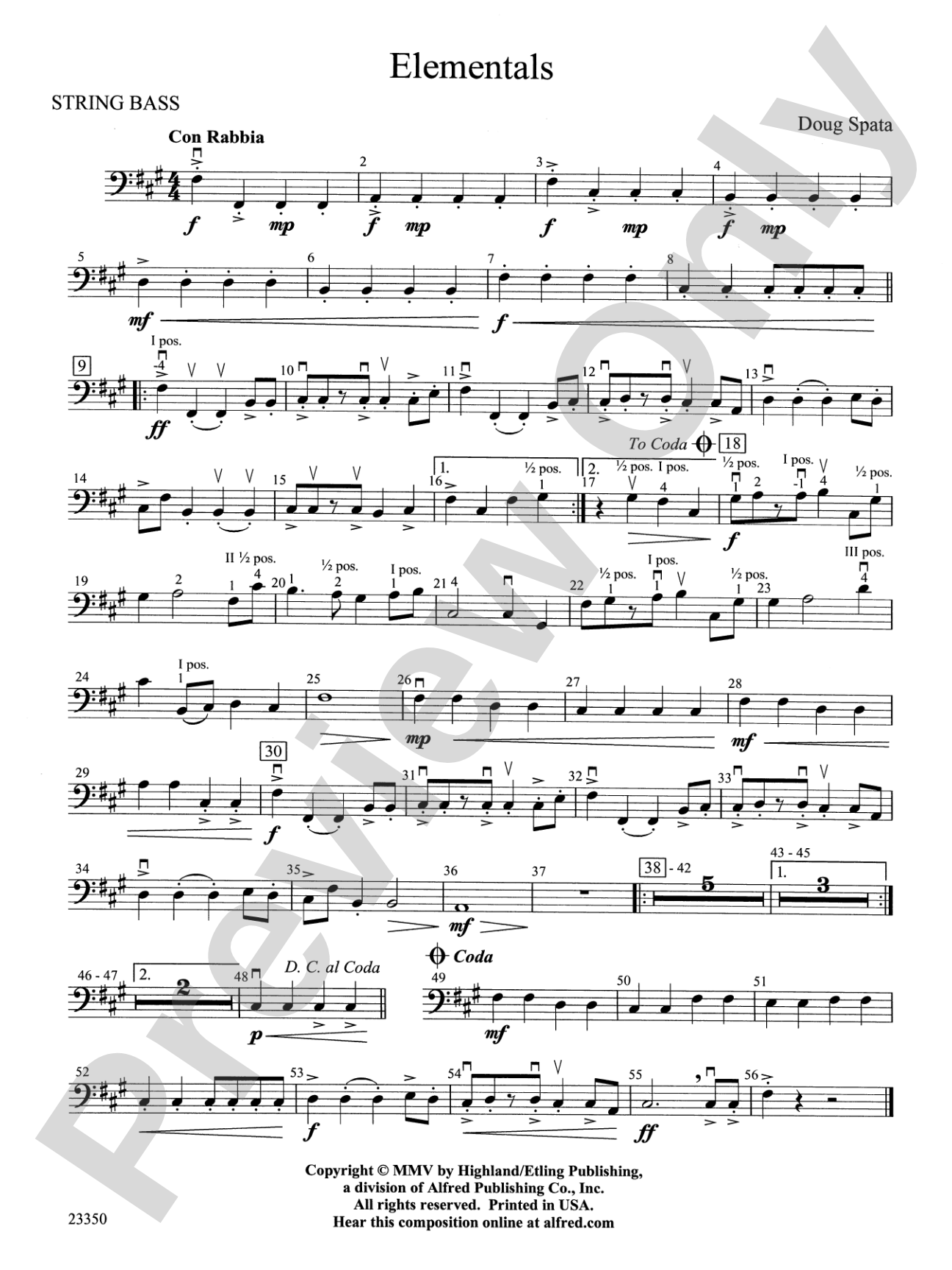 Elementals: String Bass