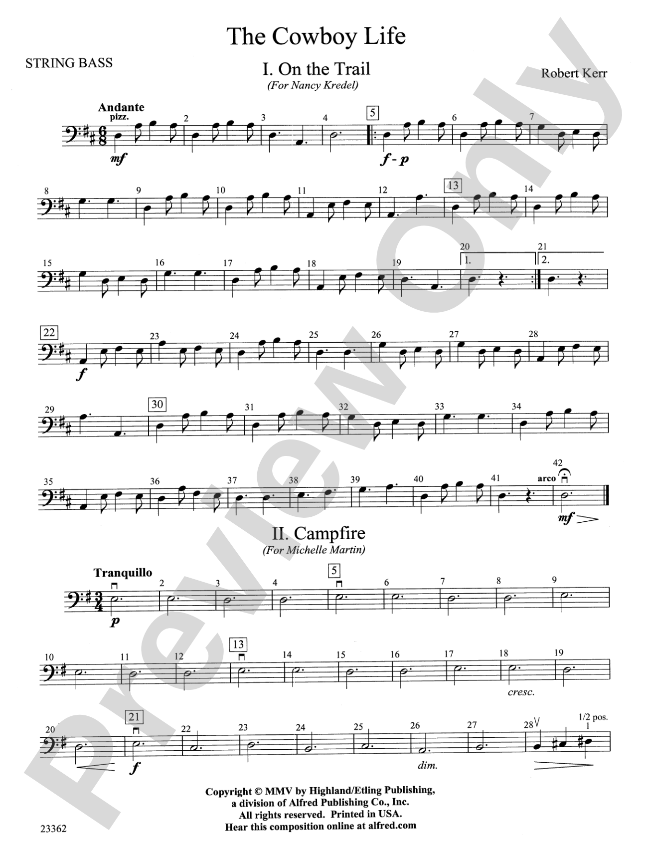 The Cowboy Life: String Bass