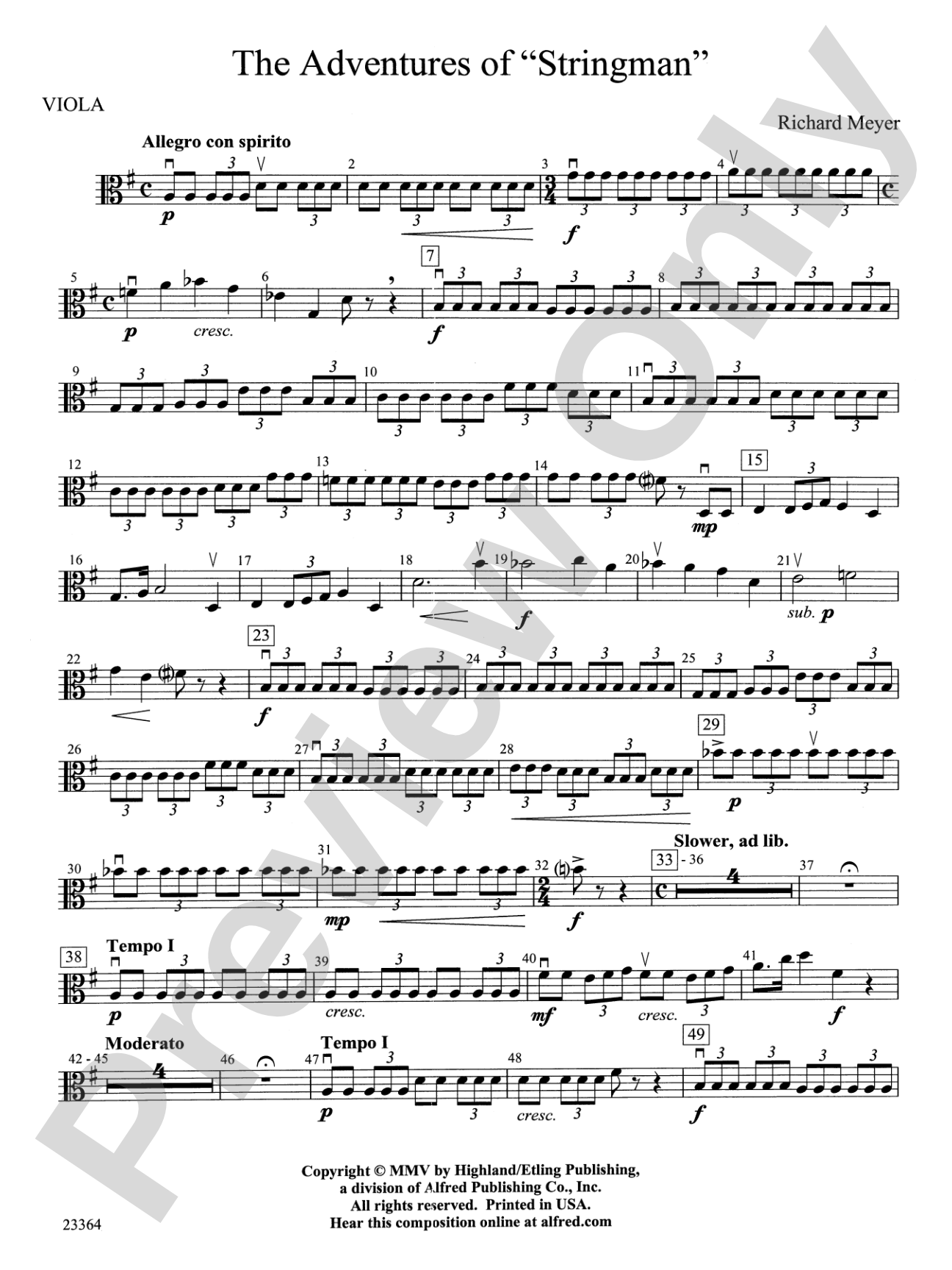The Adventures of "Stringman": Viola