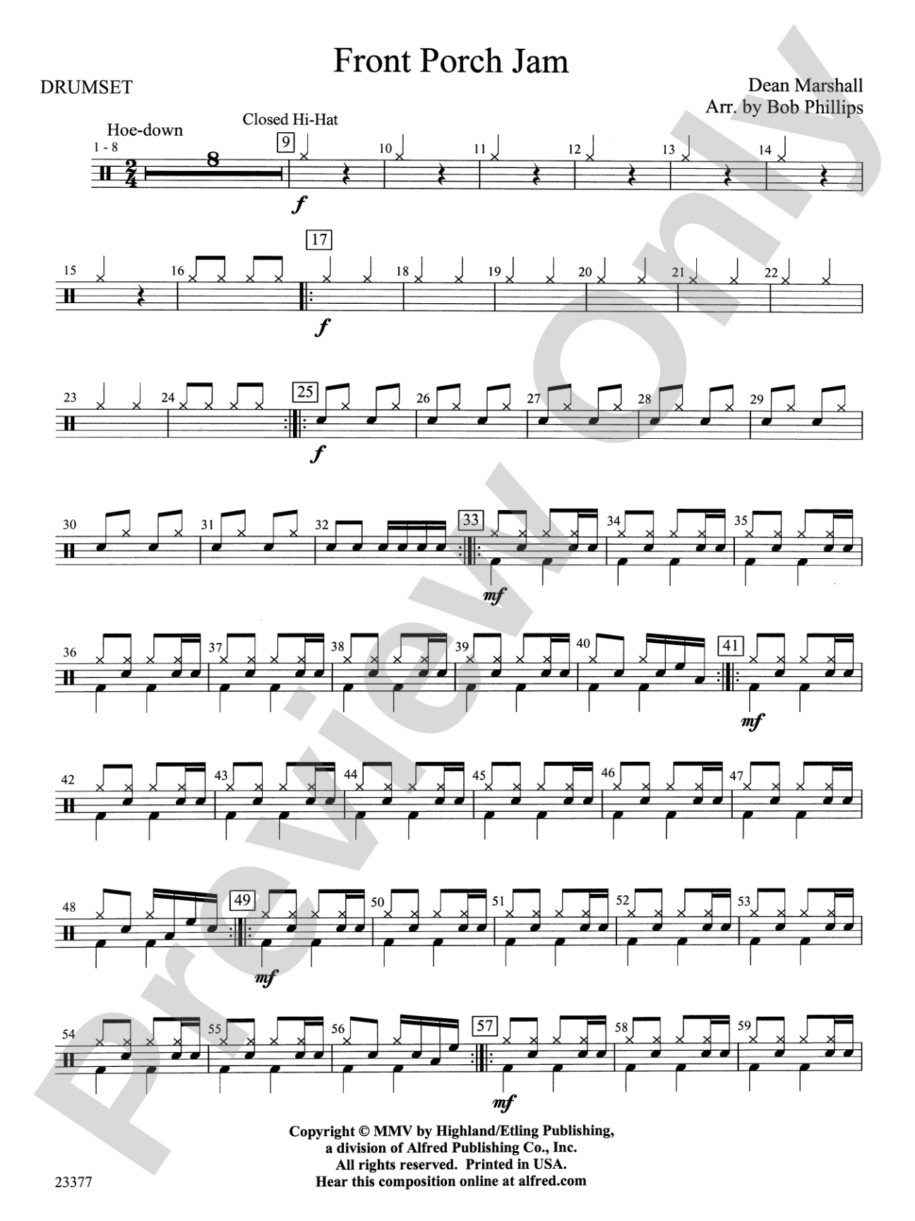 Front Porch Jam: Drums
