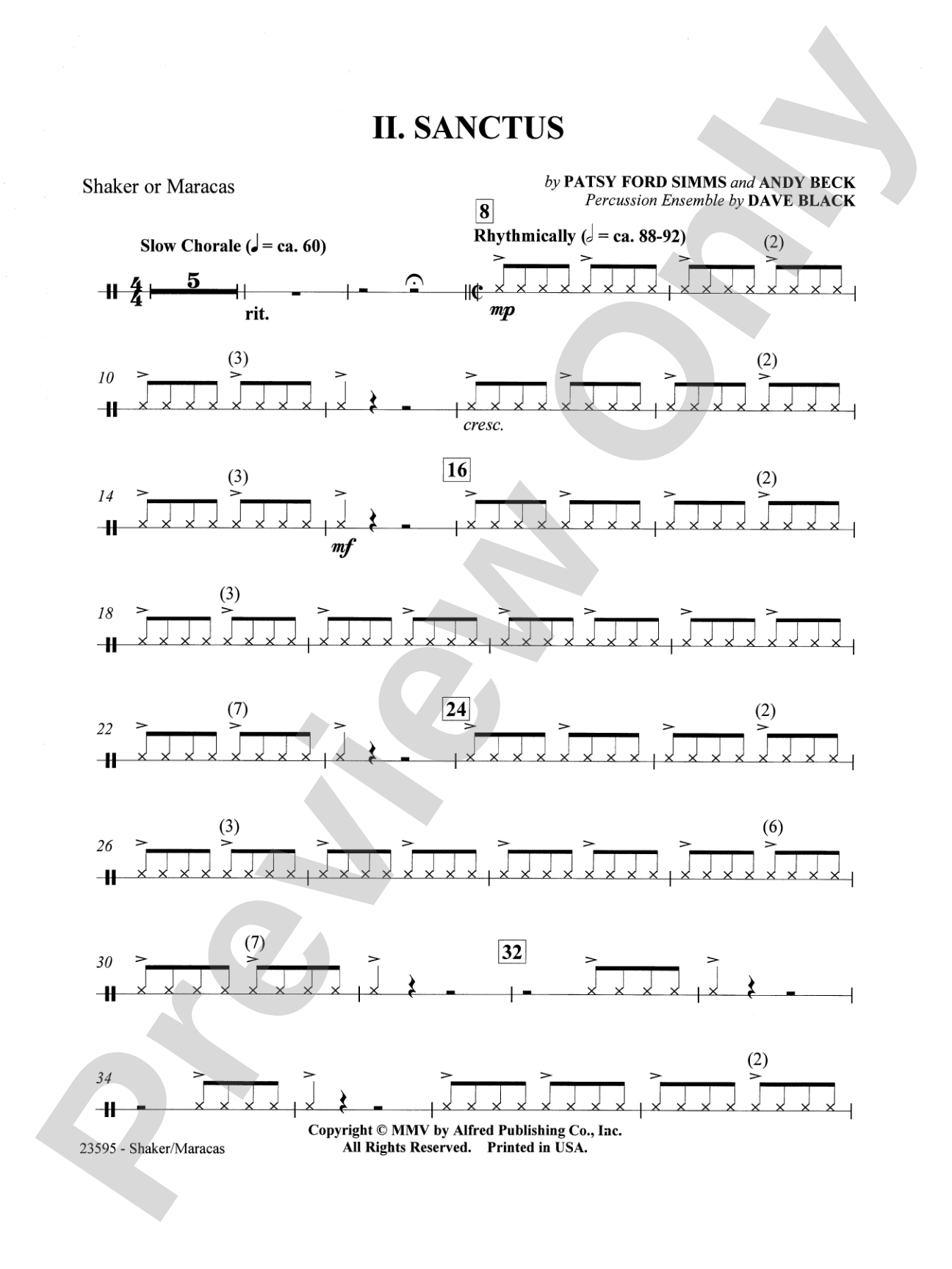 Afrika Kyrie na Sanctus: Solo Horn: Choral SoundPax