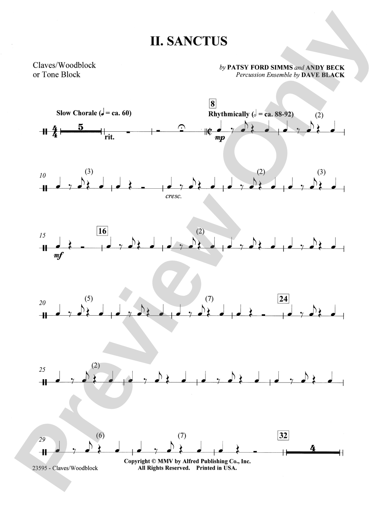 Afrika Kyrie na Sanctus: Tone Block: Choral SoundPax