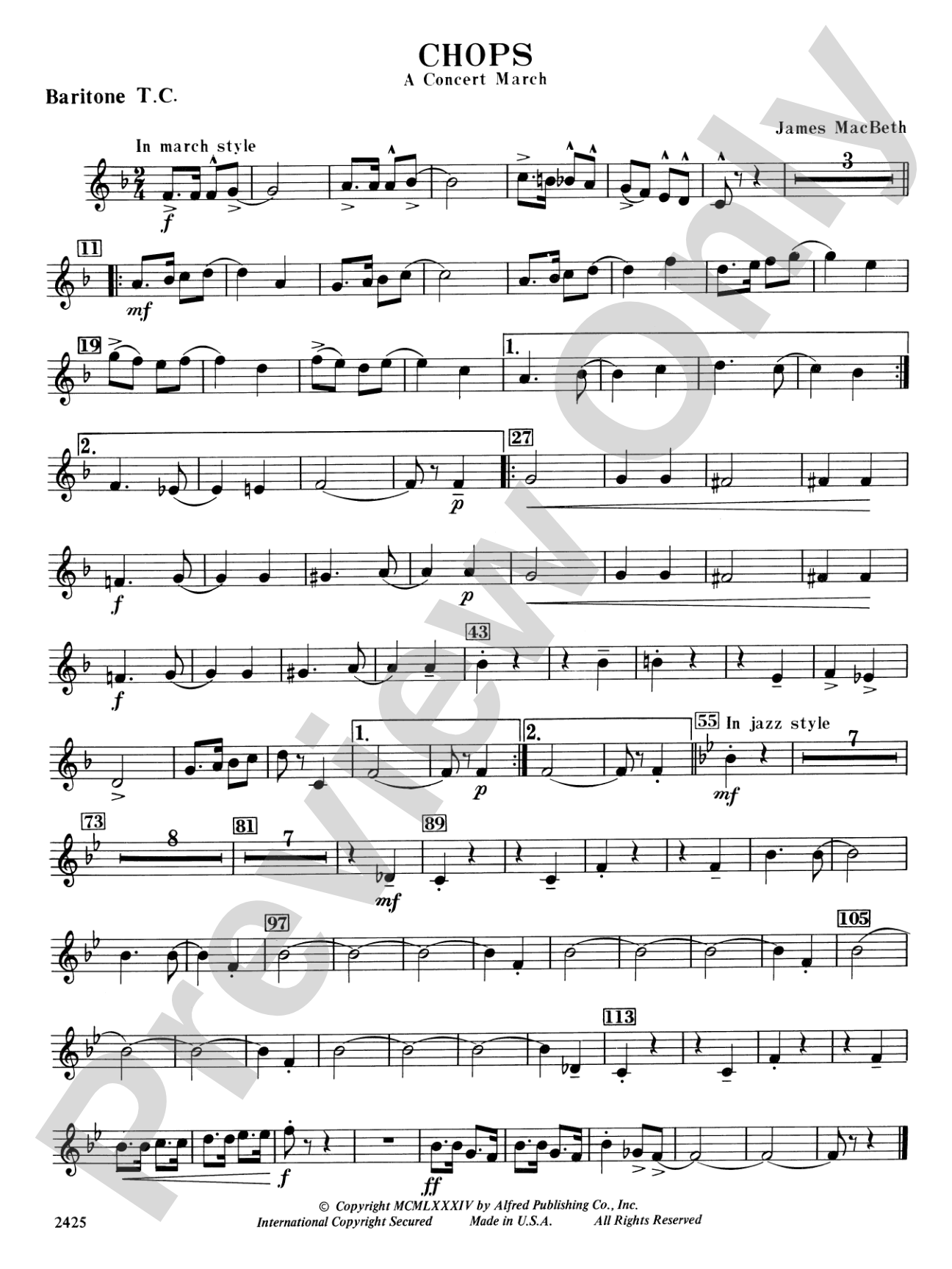 Chops: Baritone T.C.