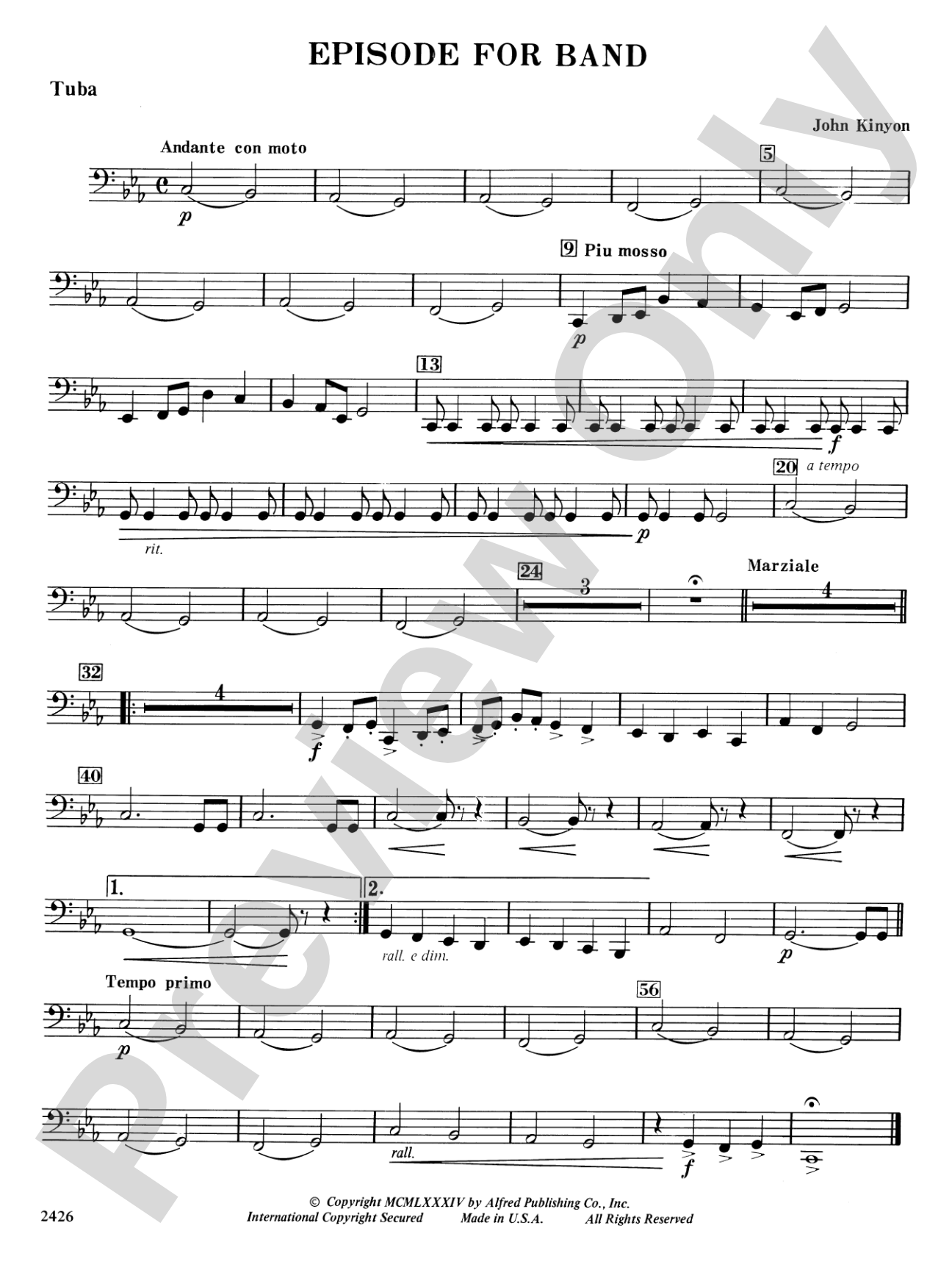 Episode for Band: Tuba