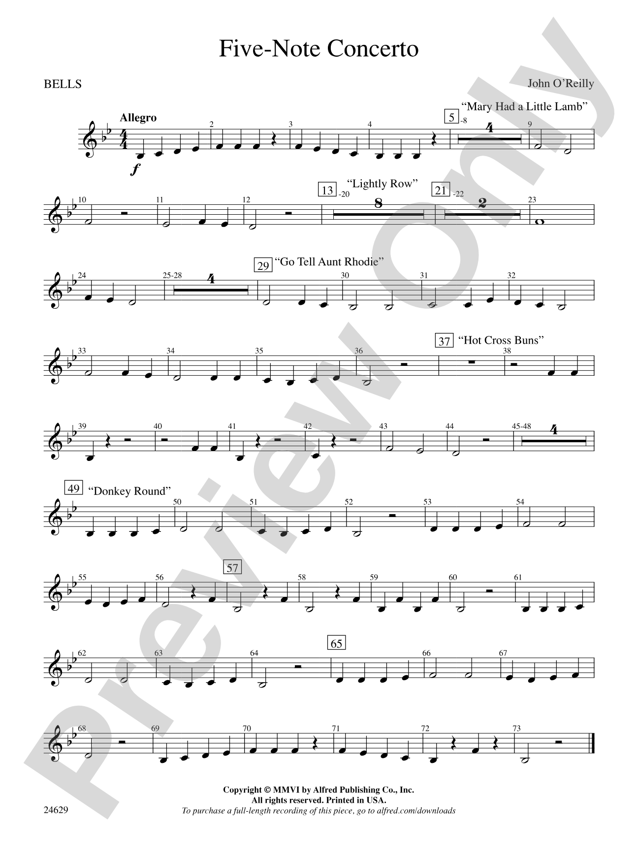 Five-Note Concerto: Bells