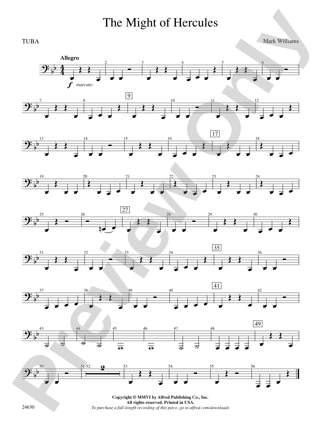 The Might of Hercules: Tuba
