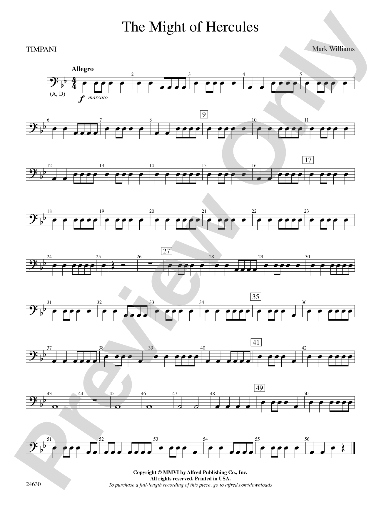 The Might of Hercules: Timpani