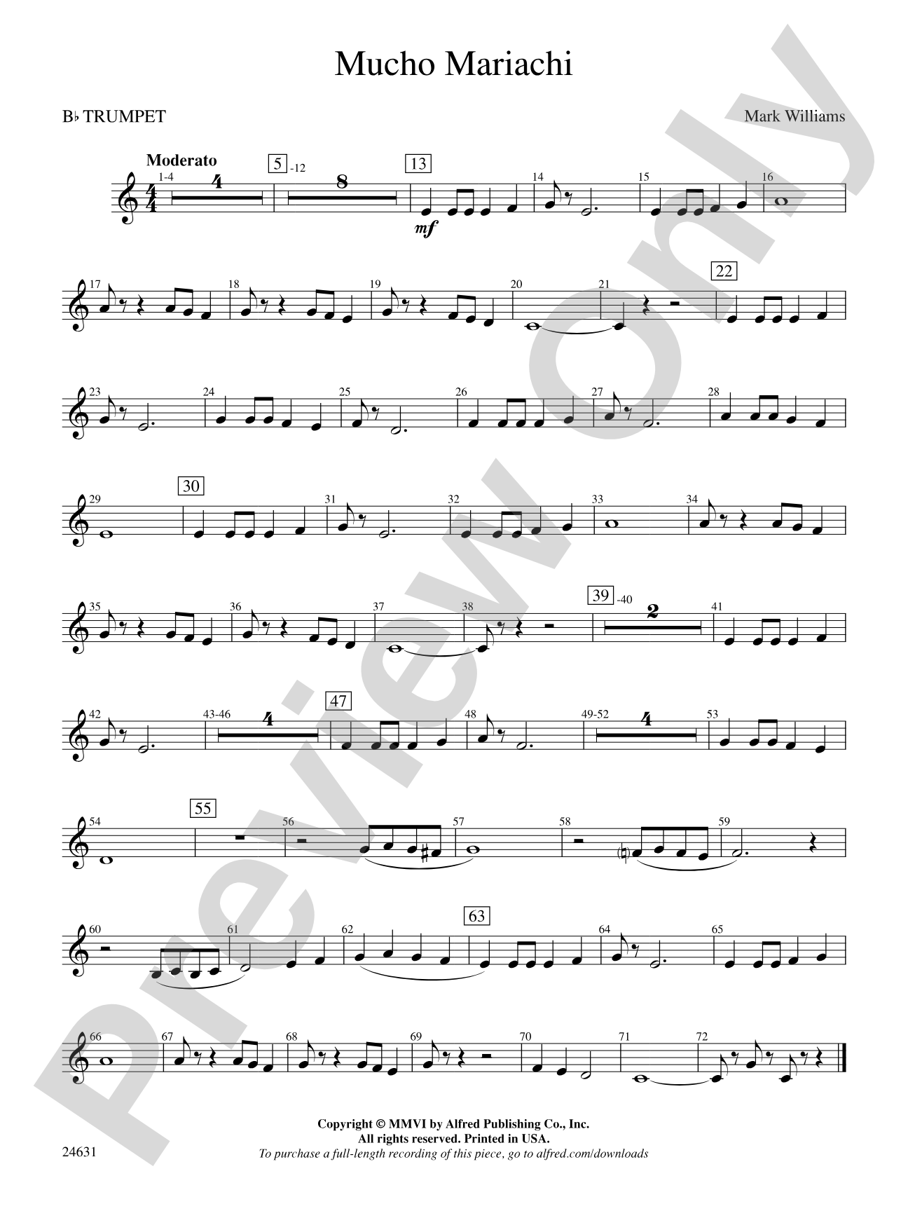 Mucho Mariachi: 1st B-flat Trumpet